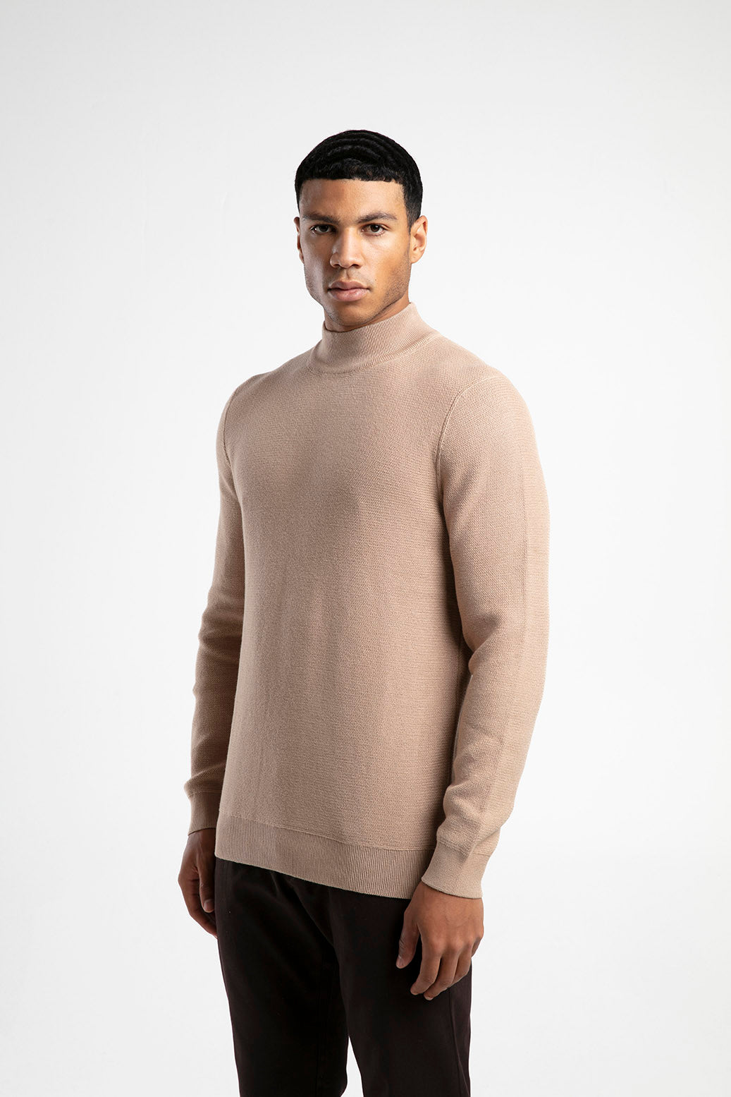 Men's Half-Mock Neck Knitwear