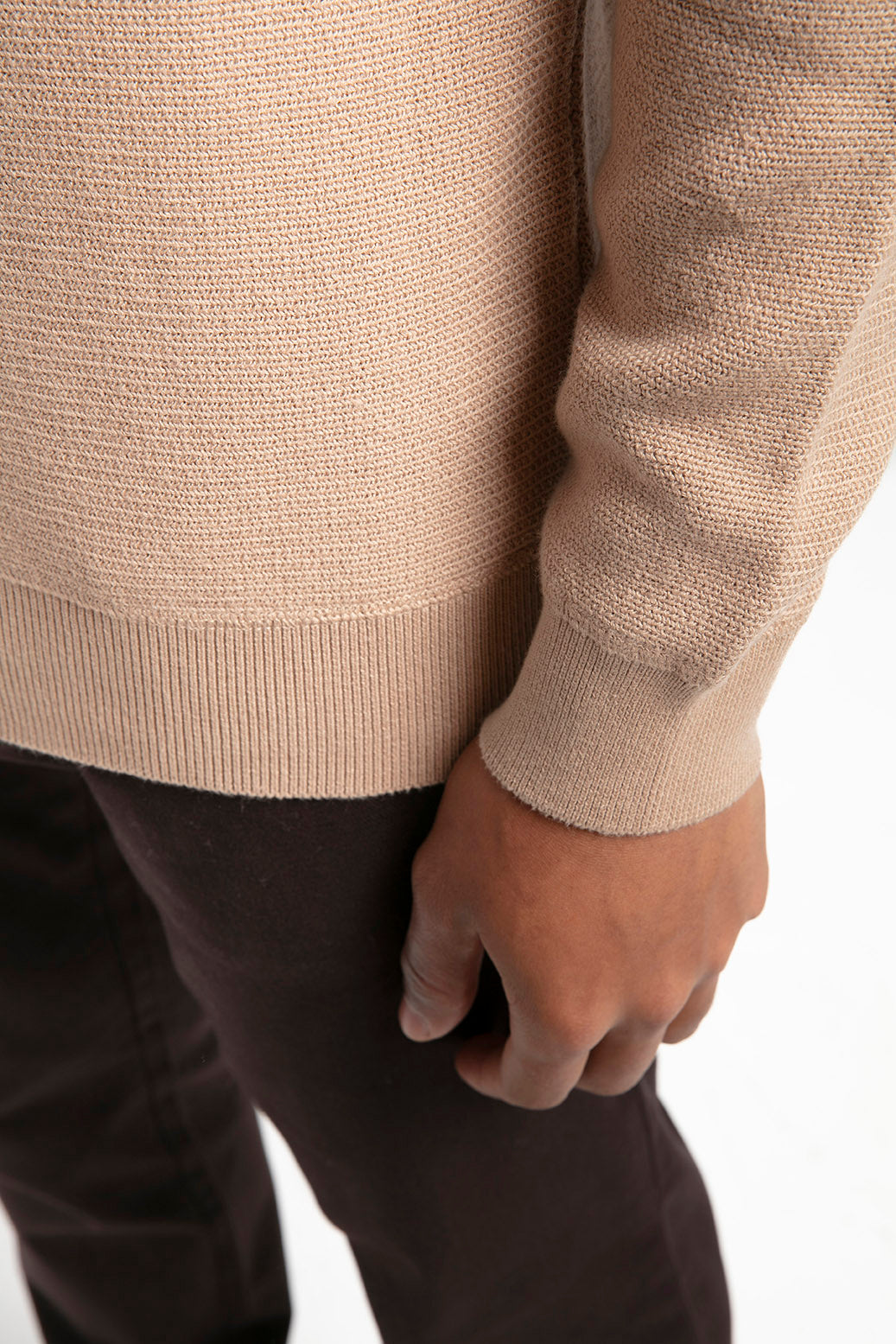 Men's Half-Mock Neck Knitwear