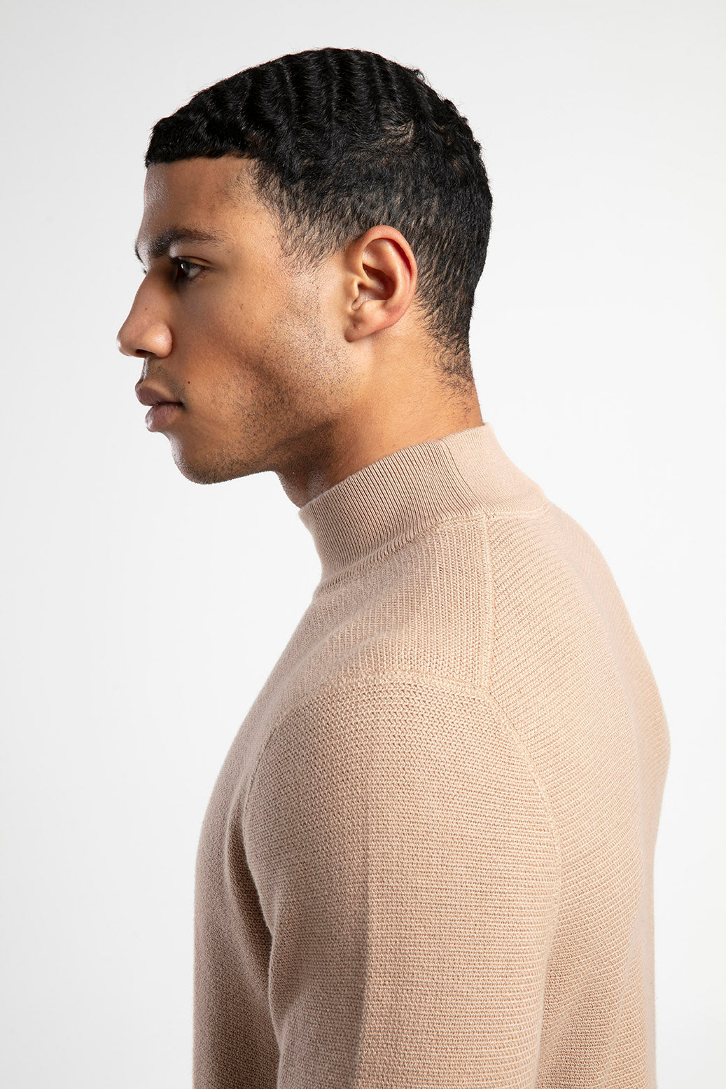 Men's Half-Mock Neck Knitwear