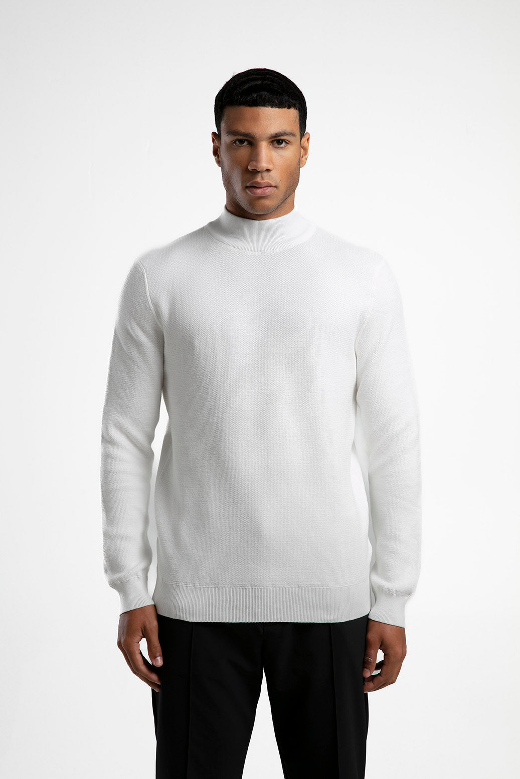 Men's Half-Mock Neck Knitwear