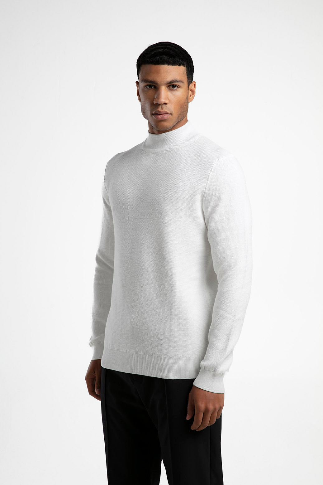 Men's Half-Mock Neck Knitwear