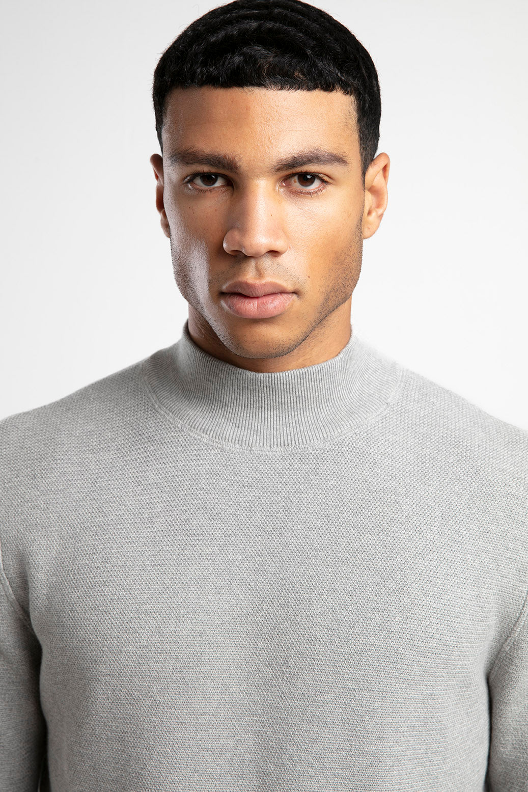 Men's Half-Mock Neck Knitwear