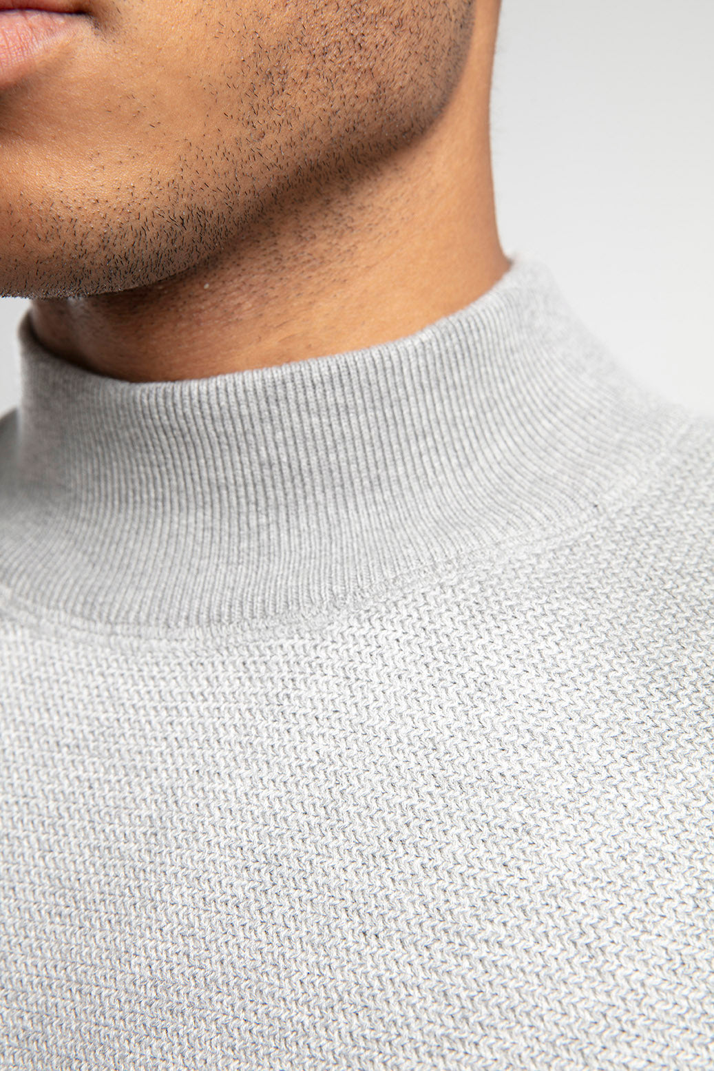 Men's Half-Mock Neck Knitwear