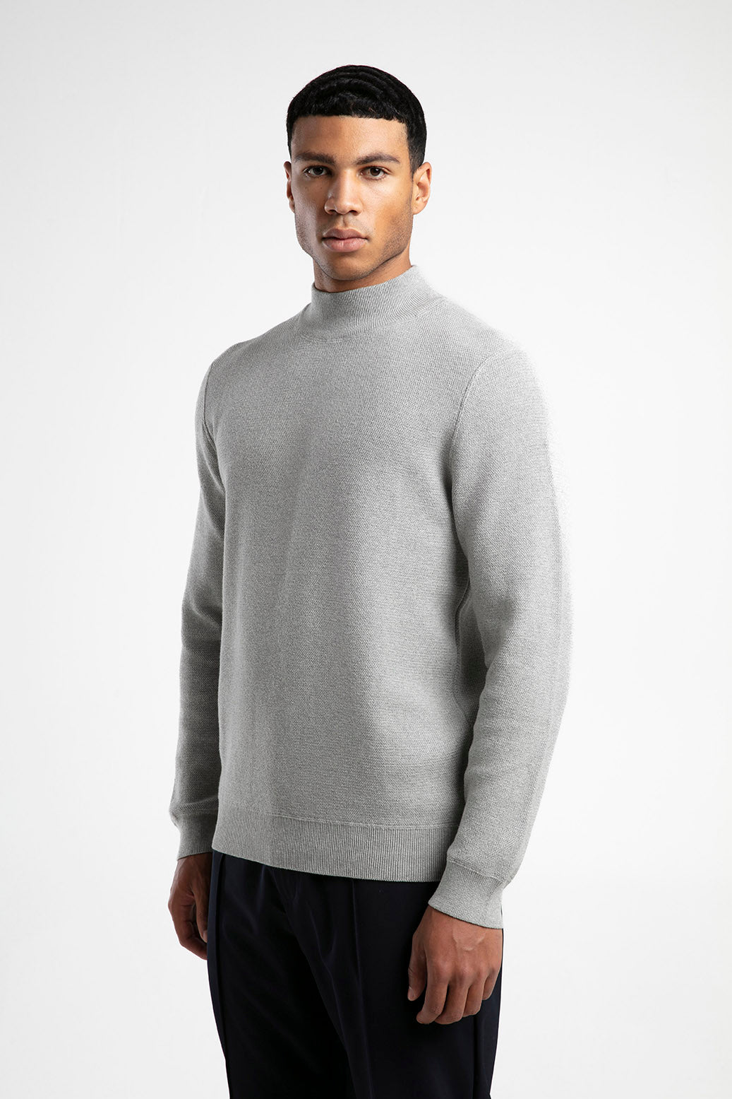 Men's Half-Mock Neck Knitwear