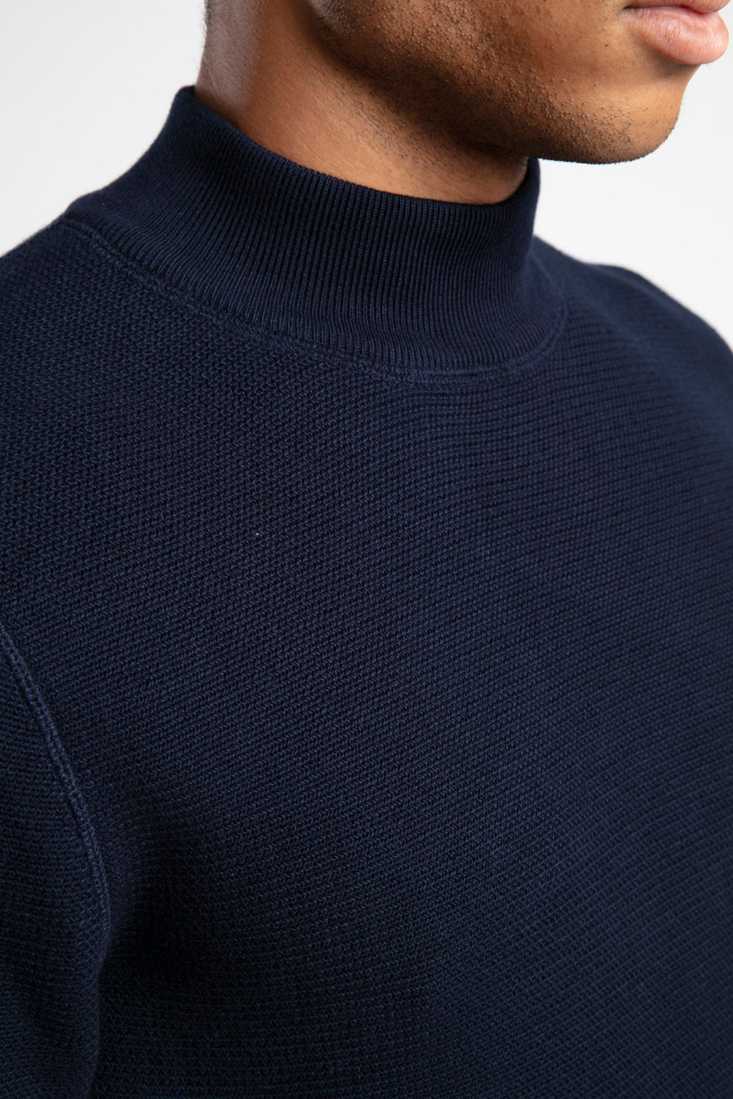 Men's Half-Mock Neck Knitwear
