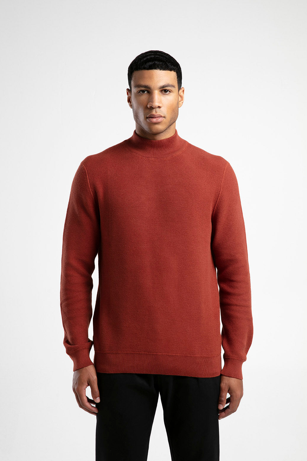 Men's Half-Mock Neck Knitwear