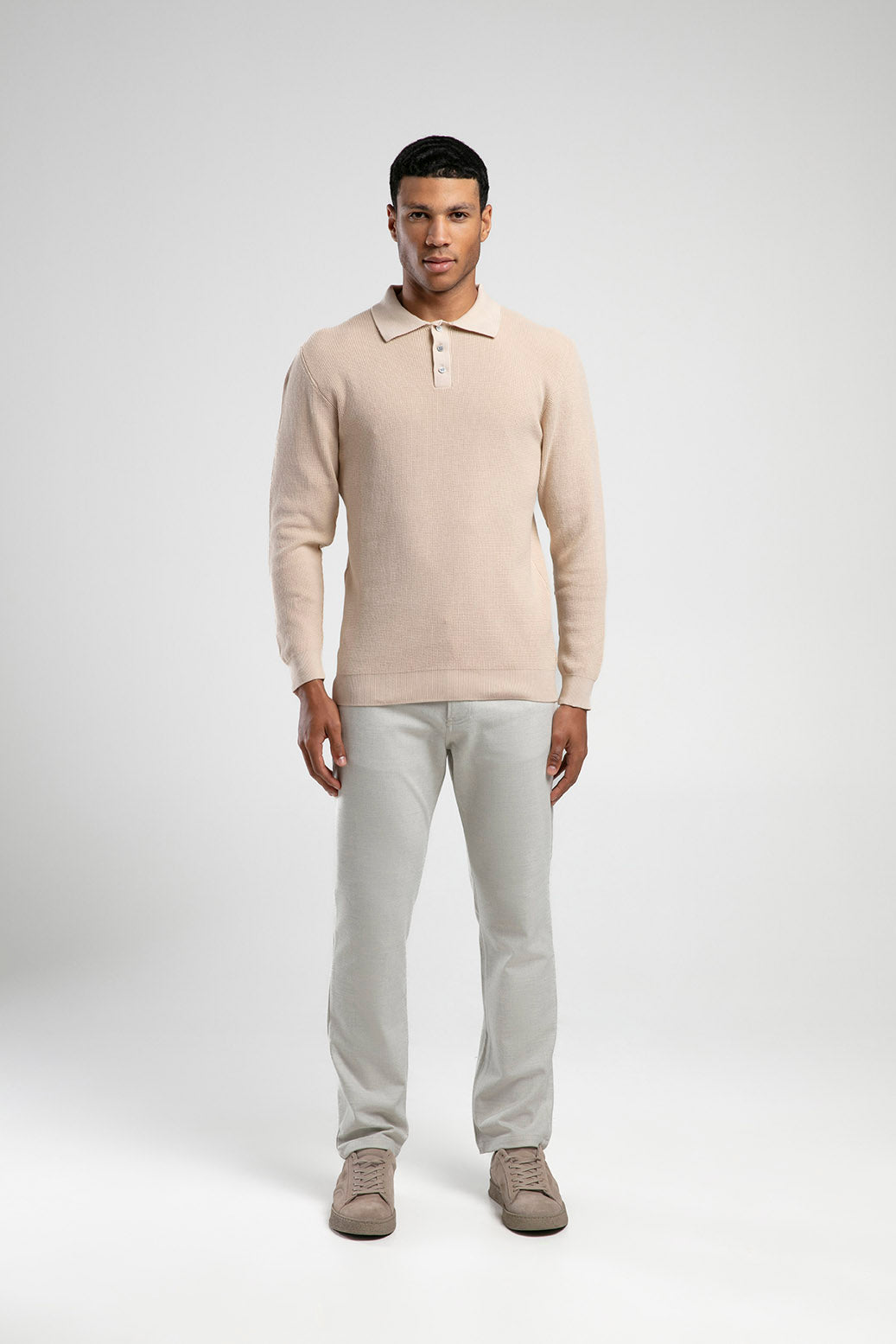 Polo Yaka Dokulu Triko