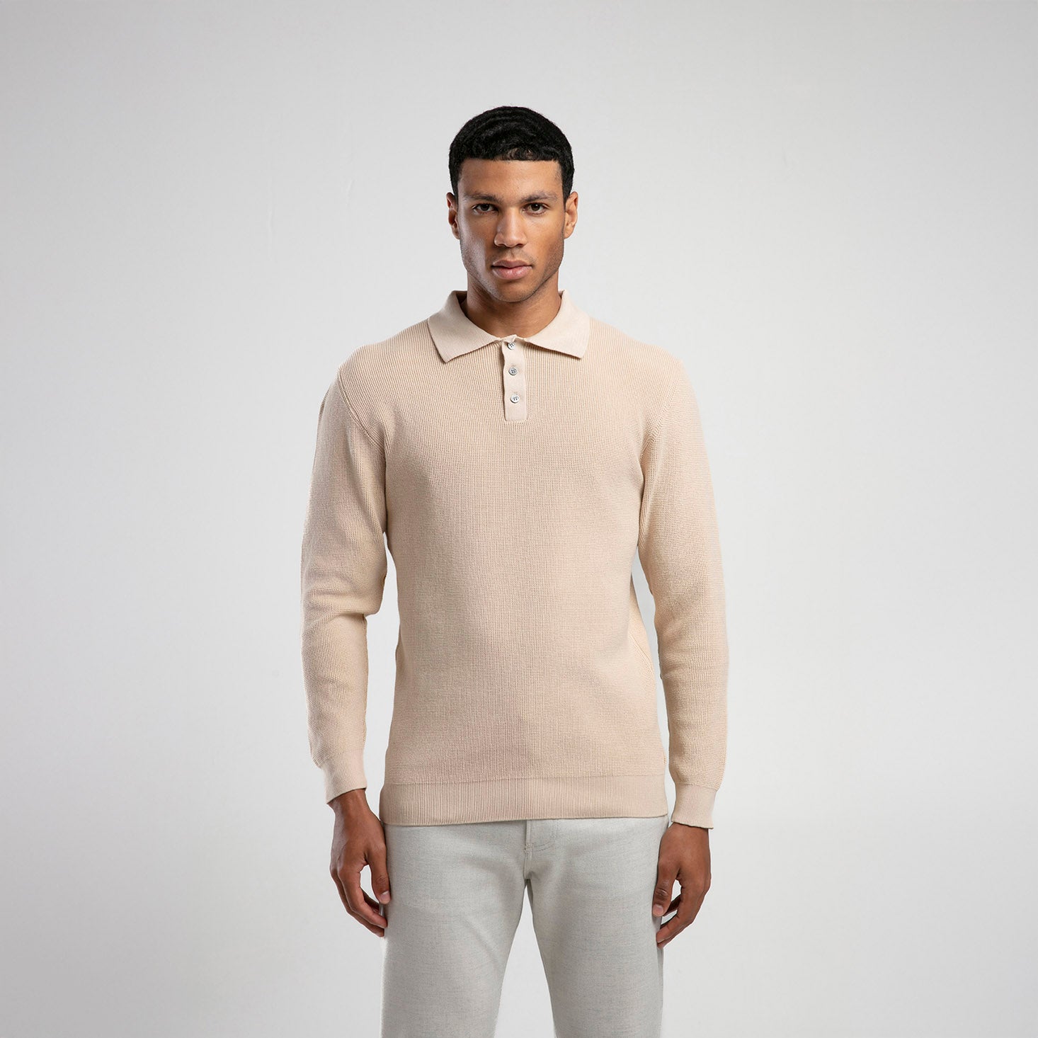 Polo Yaka Dokulu Triko