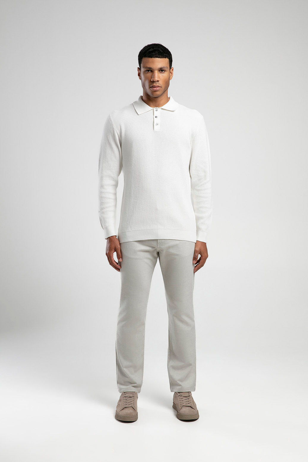 Polo Yaka Dokulu Triko