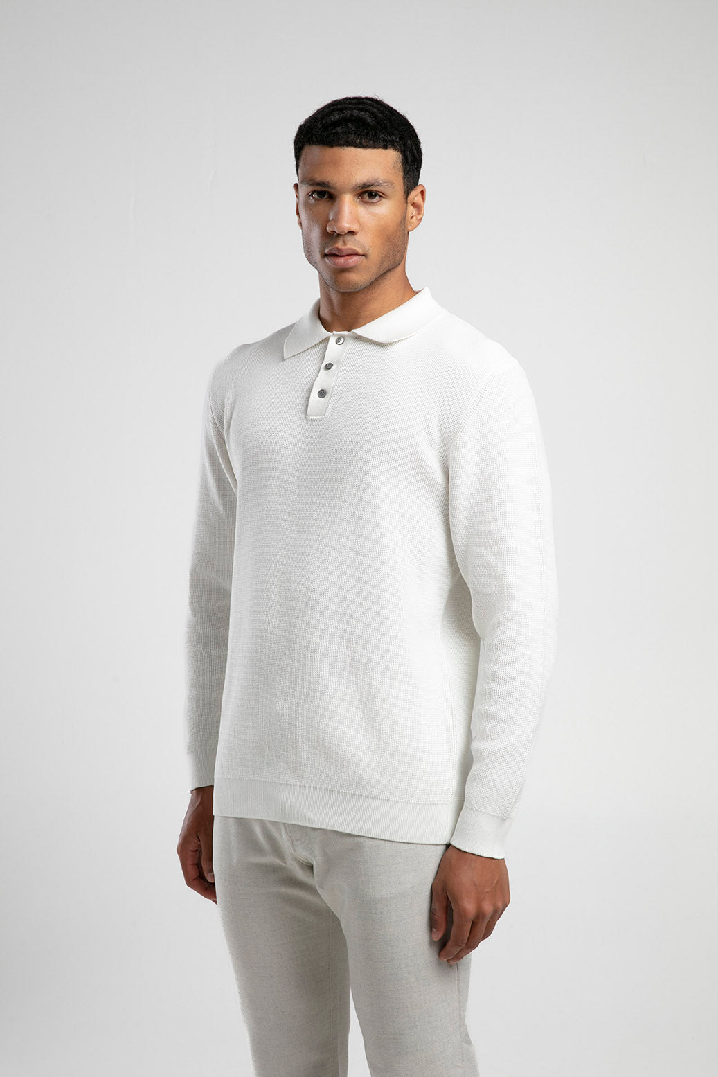 Polo Yaka Dokulu Triko