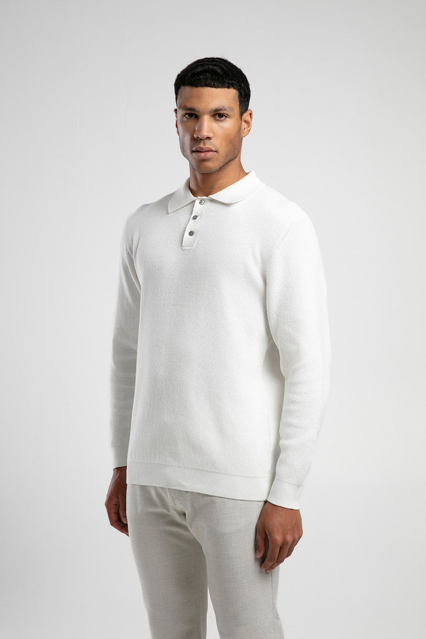 Polo Yaka Dokulu Triko