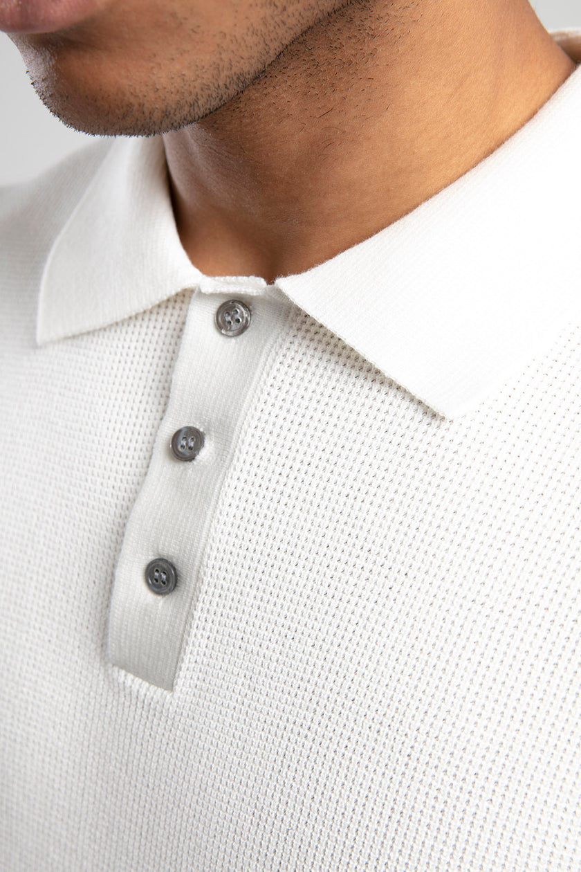 Polo Yaka Dokulu Triko