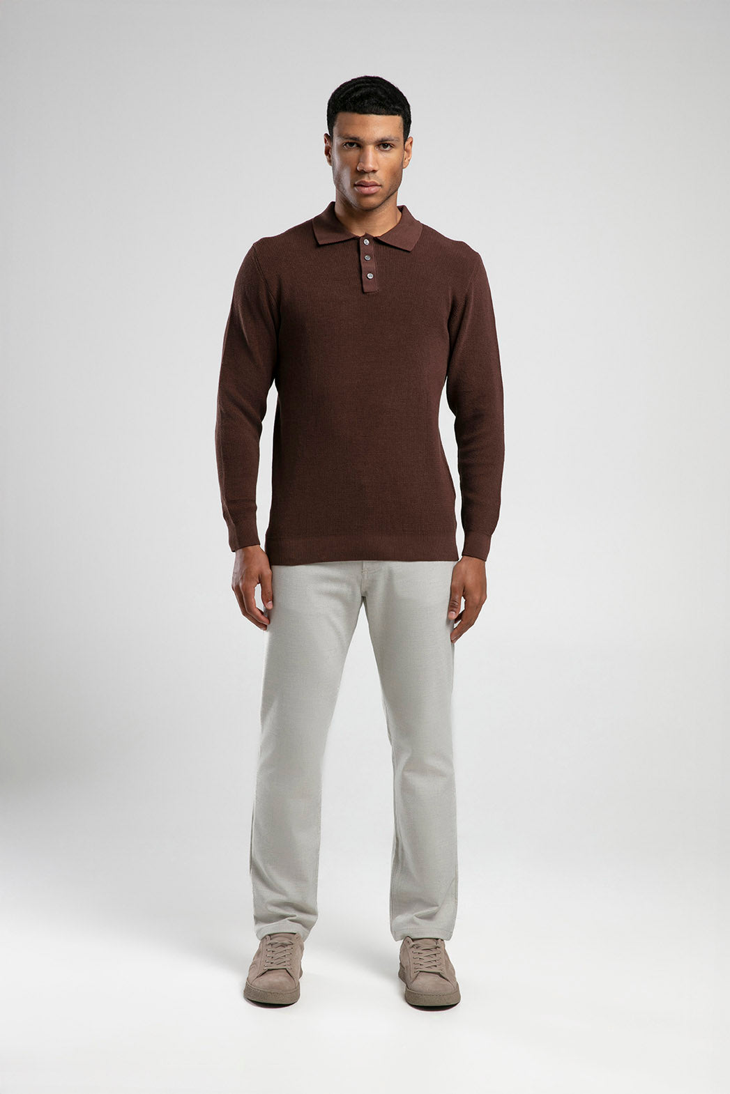 Polo Yaka Dokulu Triko