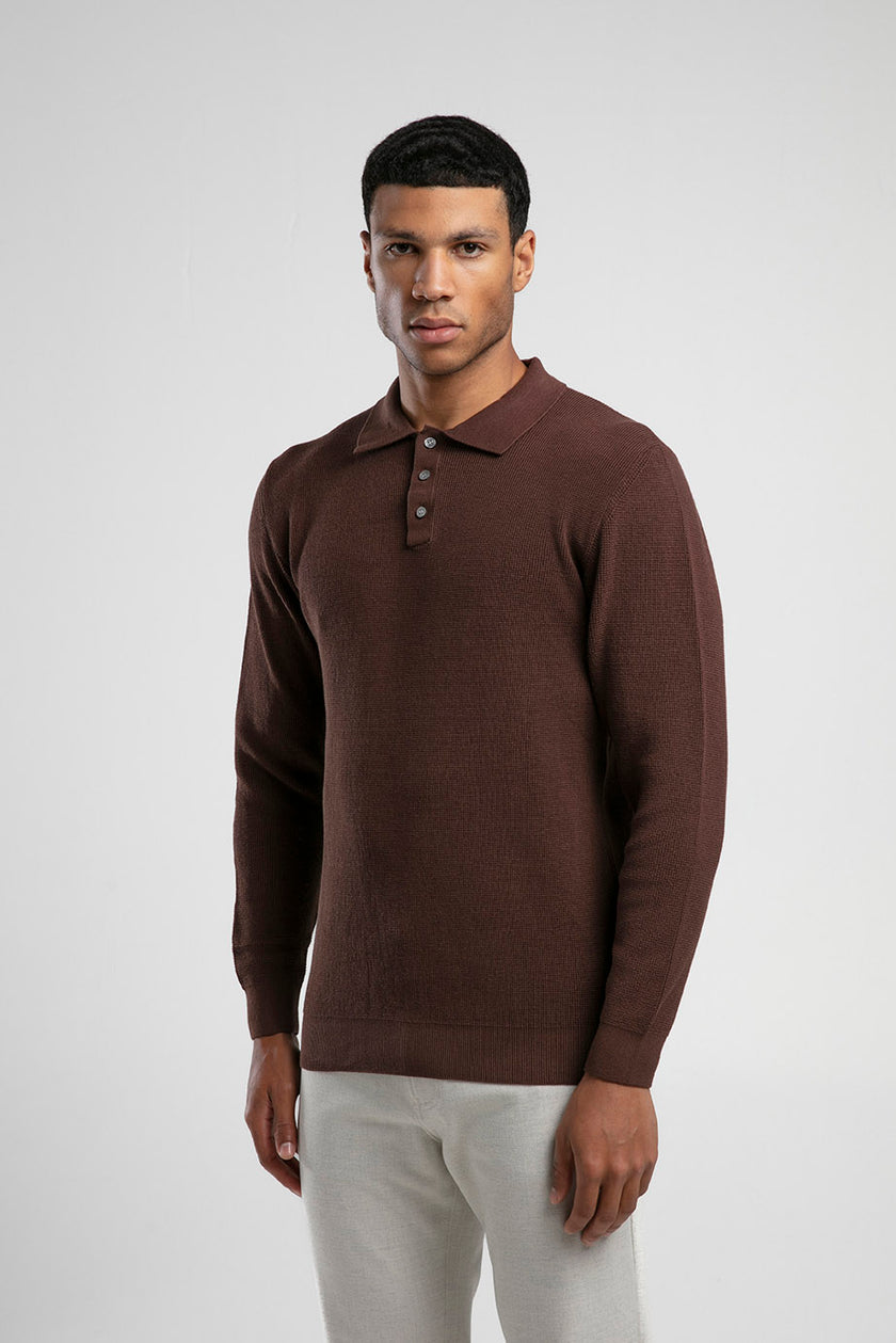 Polo Yaka Dokulu Triko