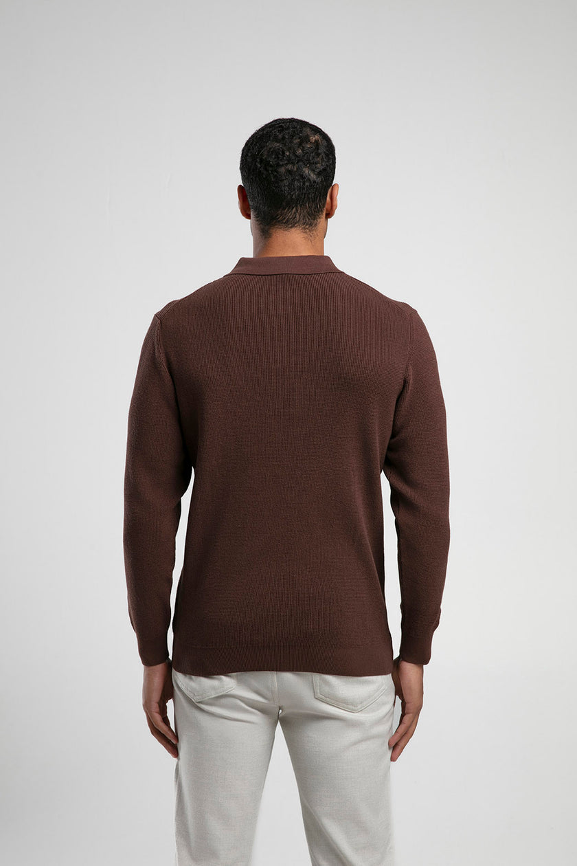 Polo Yaka Dokulu Triko