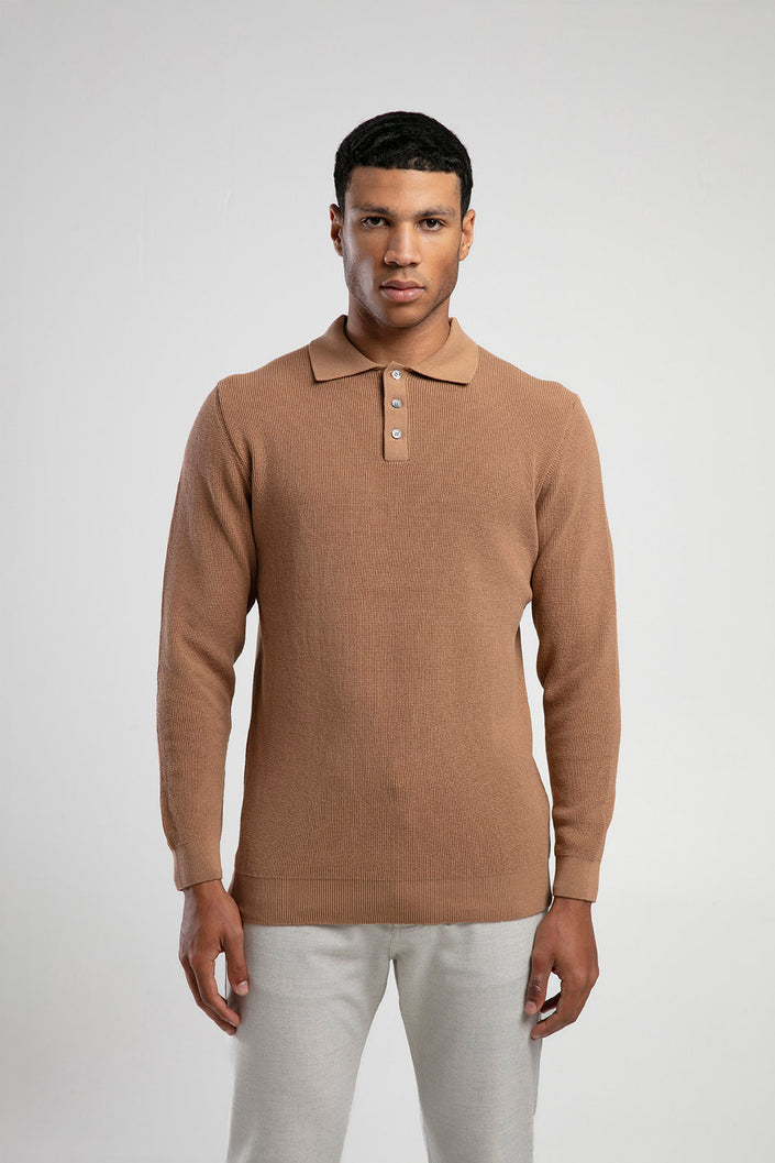 Polo Yaka Dokulu Triko