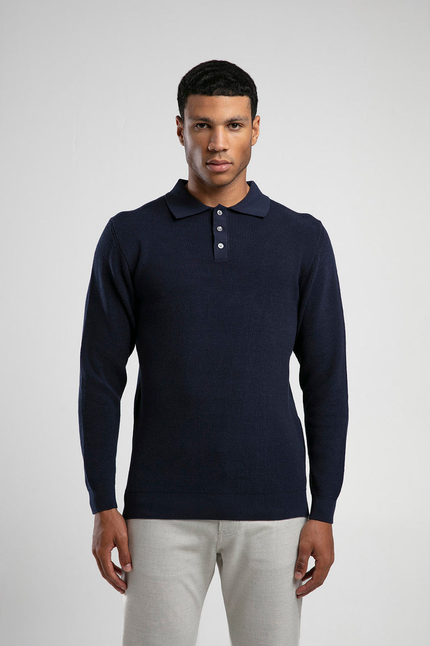 Polo Yaka Dokulu Triko