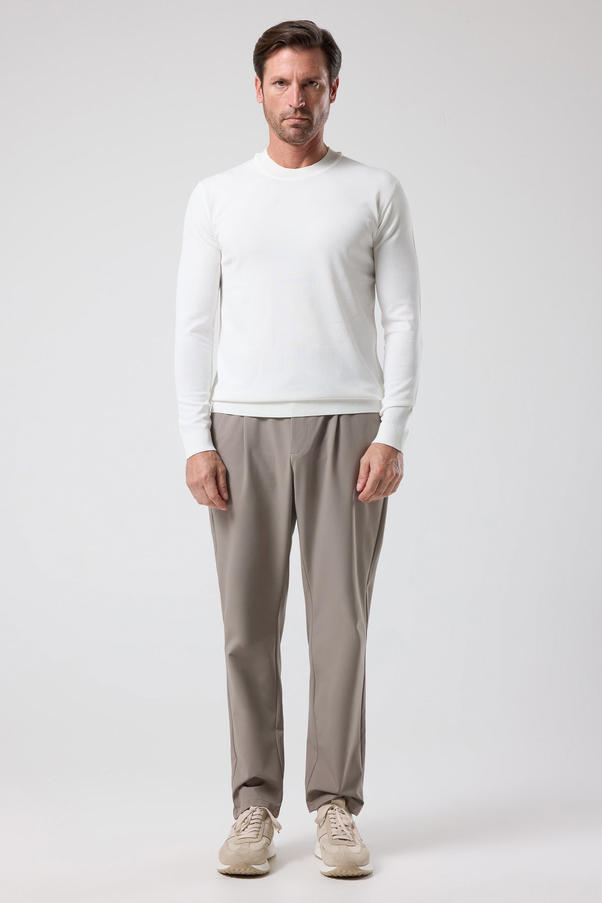 Bisiklet Yaka İnce Triko - TV-4057-BEIGE-S - TV-4057-BEIGE-S_20