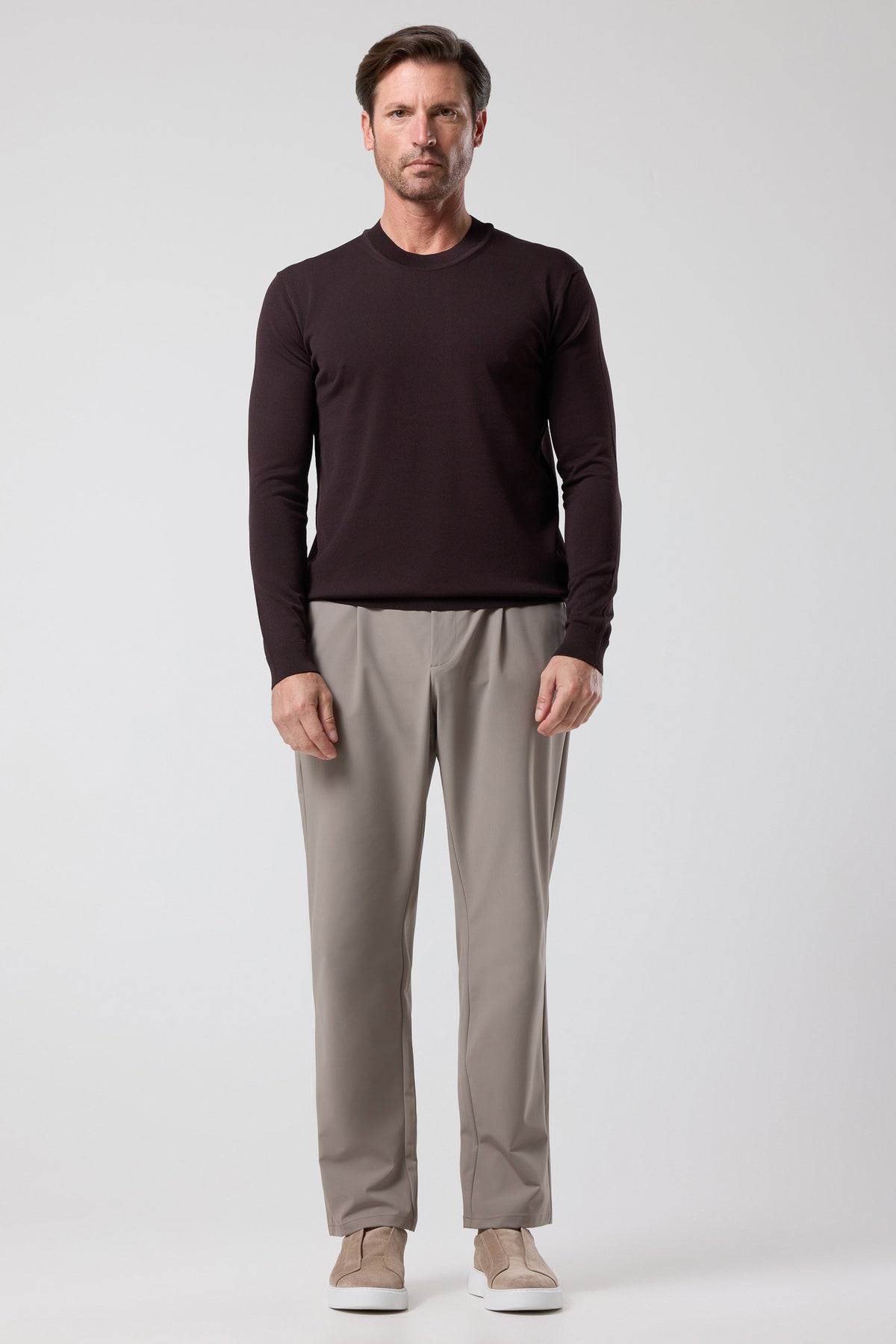Bisiklet Yaka İnce Triko - TV-4057-BEIGE-S - TV-4057-BEIGE-S_4
