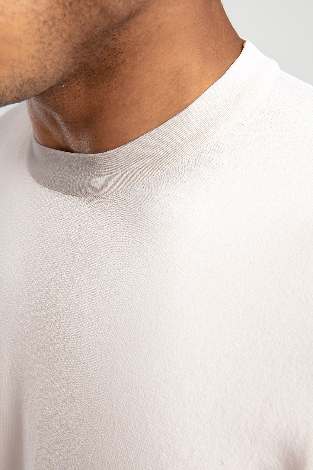 Bisiklet Yaka Düz Triko