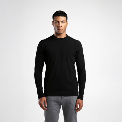 Bisiklet Yaka Düz Triko