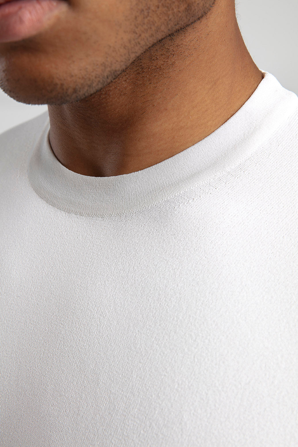 Bisiklet Yaka Düz Triko