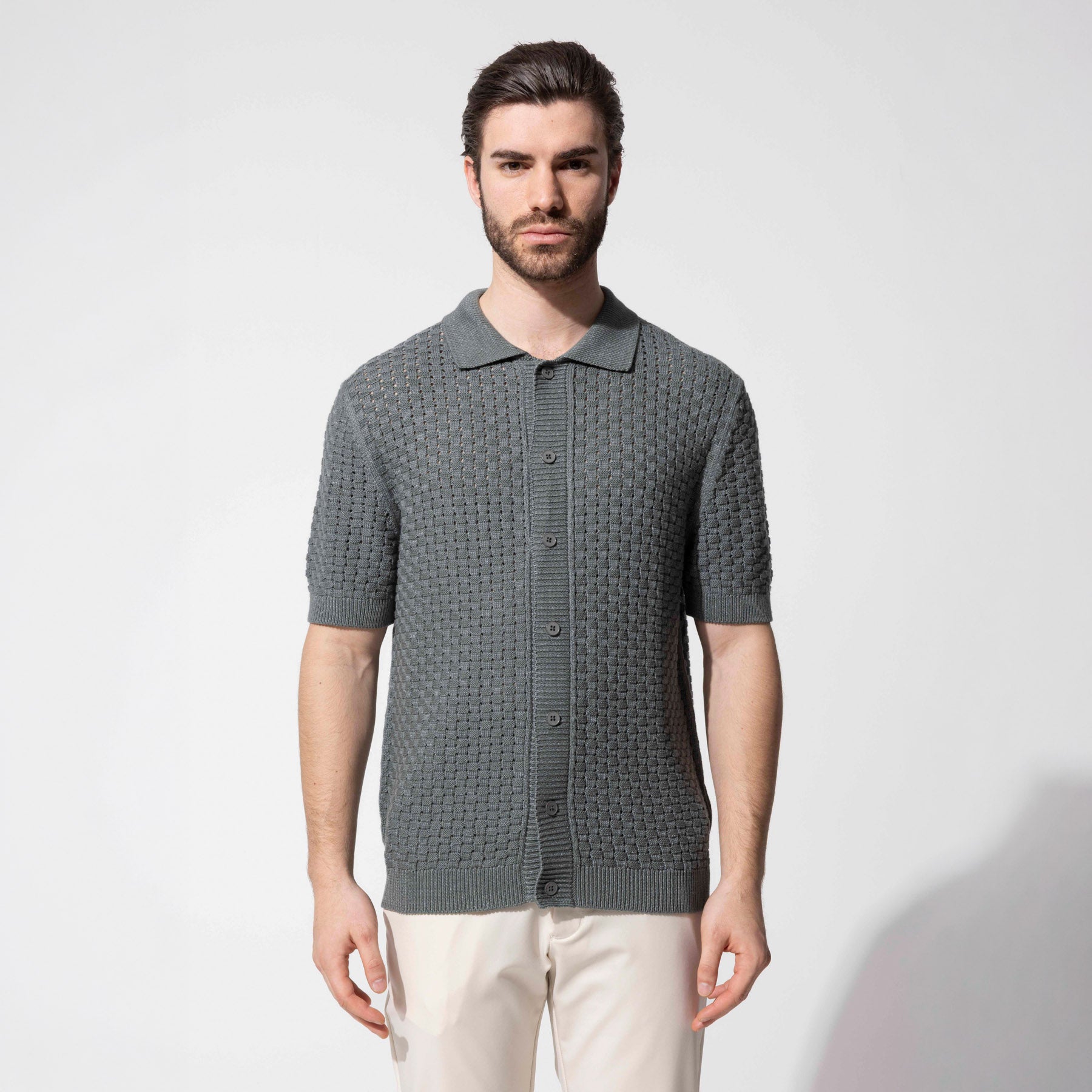 Men's Button-Up Knitwear