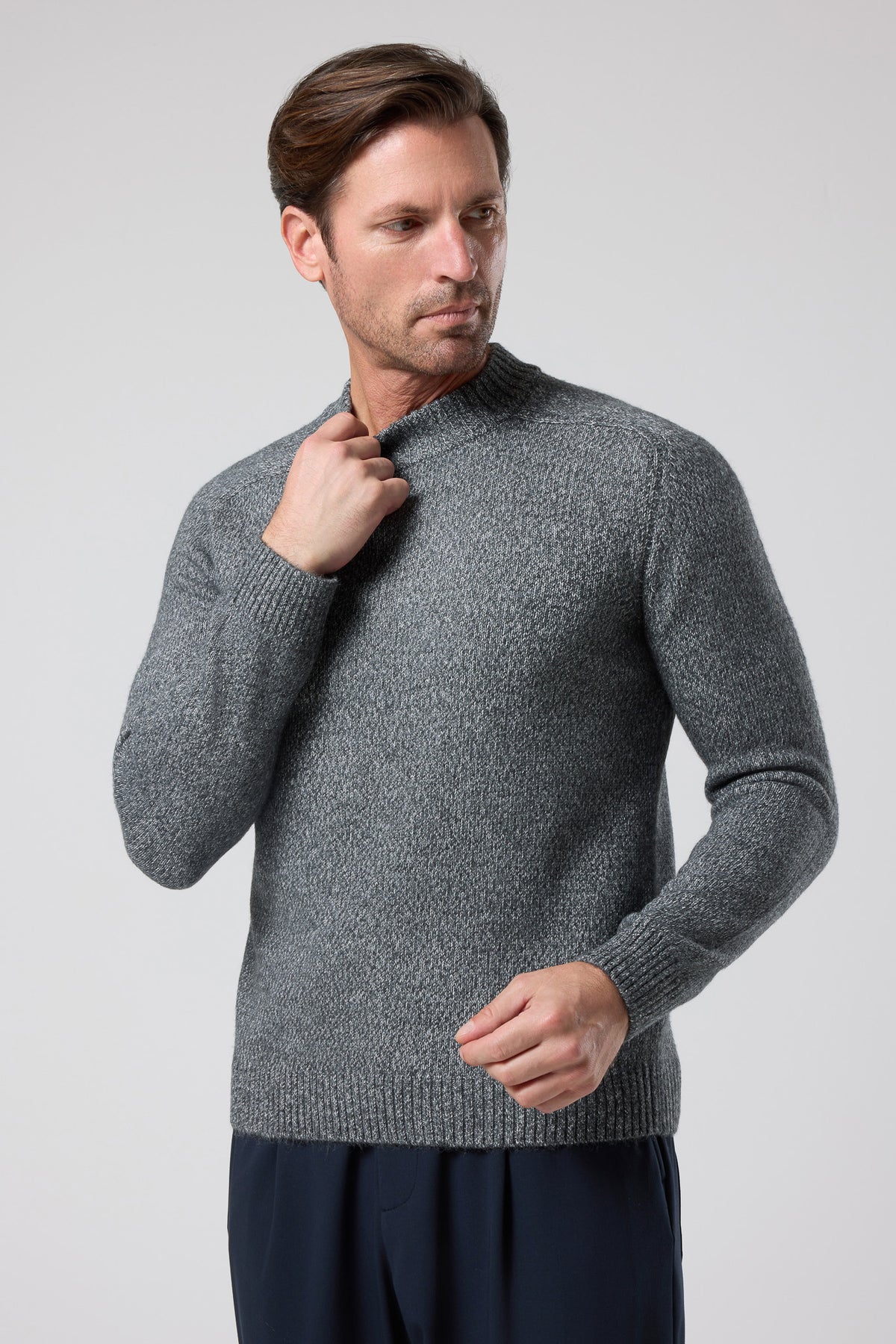 Balıkçı Yaka Dokulu Triko - TV-4102-KHAKI-S - TV-4102-KHAKI-S_14