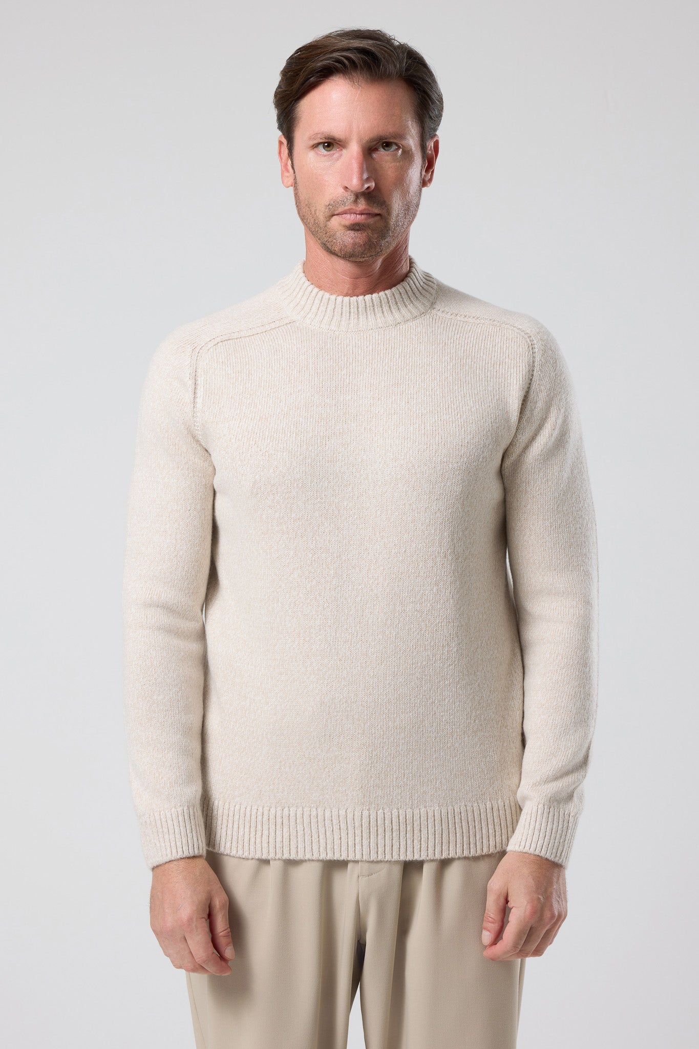 Balıkçı Yaka Dokulu Triko - TV-4102-KHAKI-S - TV-4102-KHAKI-S_24