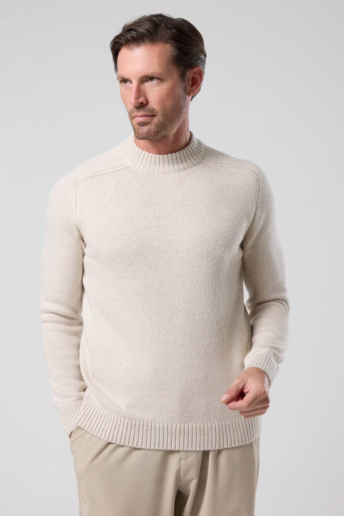 Balıkçı Yaka Dokulu Triko - TV-4102-KHAKI-S - TV-4102-KHAKI-S_26