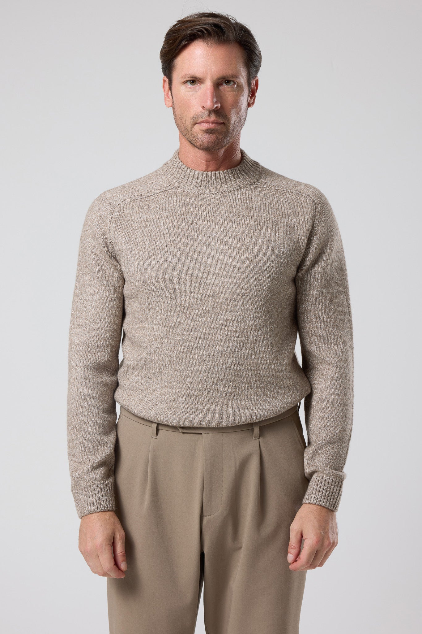 Balıkçı Yaka Dokulu Triko - TV-4102-KHAKI-S - TV-4102-KHAKI-S_32