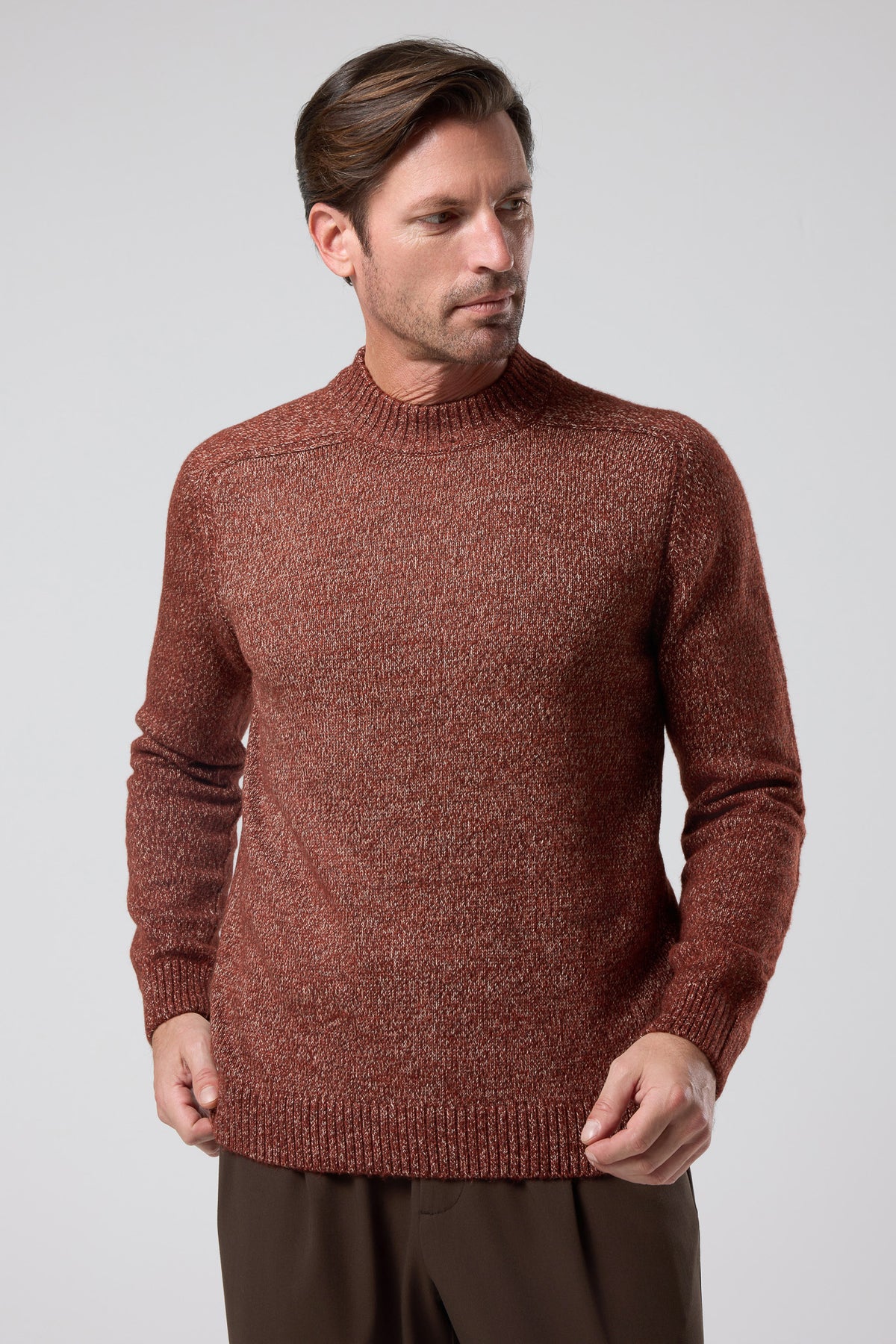 Balıkçı Yaka Dokulu Triko - TV-4102-KHAKI-S - TV-4102-KHAKI-S_57