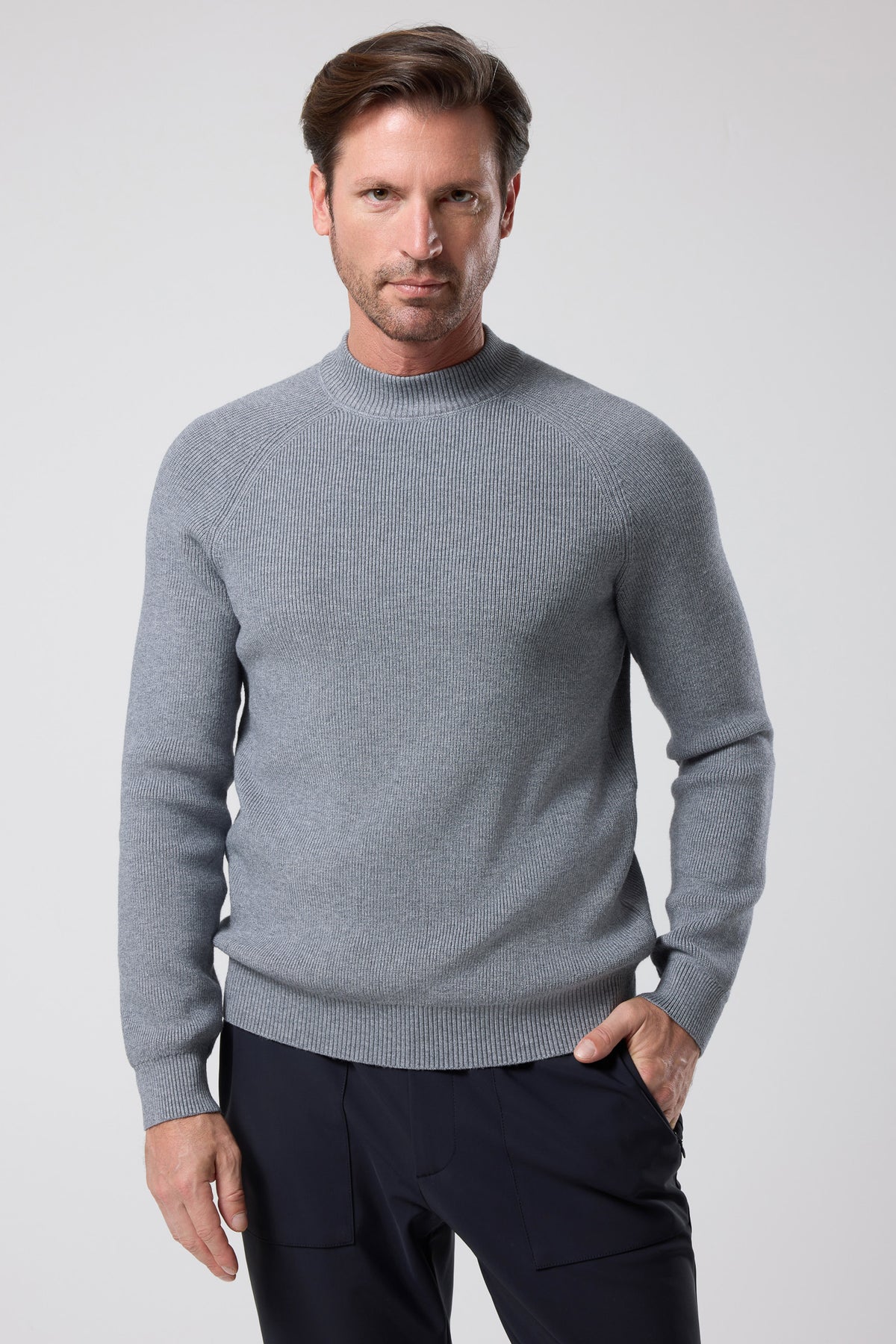 Bisiklet Yaka İnce Dokulu Triko - TV-4104-MINK-S - TV-4104-MINK-S_14