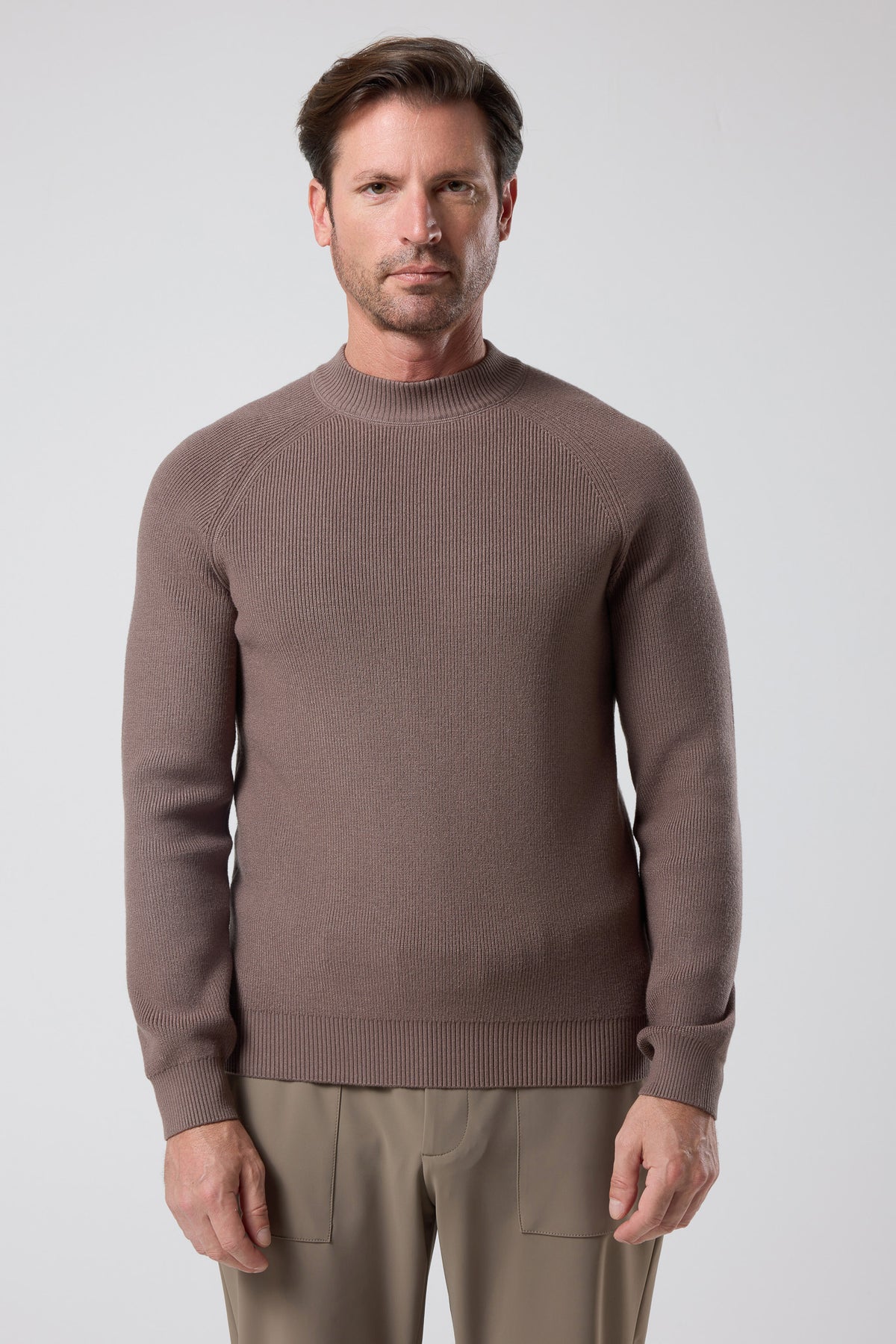 Bisiklet Yaka İnce Dokulu Triko - TV-4104-MINK-S - TV-4104-MINK-S_3