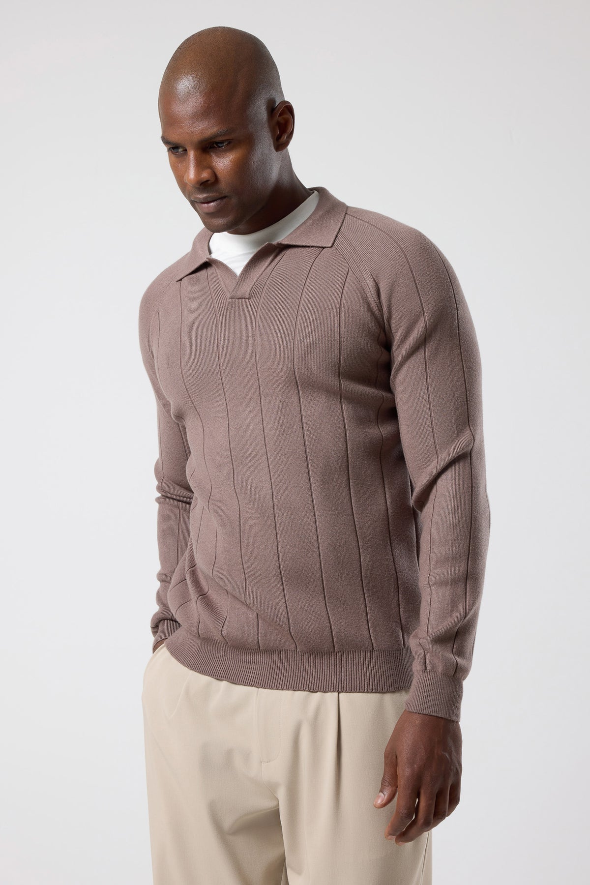 Açık Polo Yaka Triko - TV-4106-BLACK-S - TV-4106-BLACK-S_27