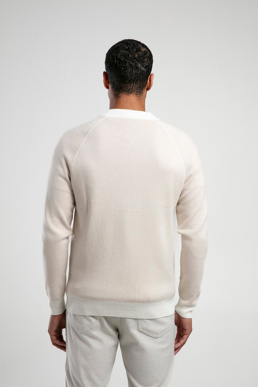 Fermuarlı Raglan Kol Triko