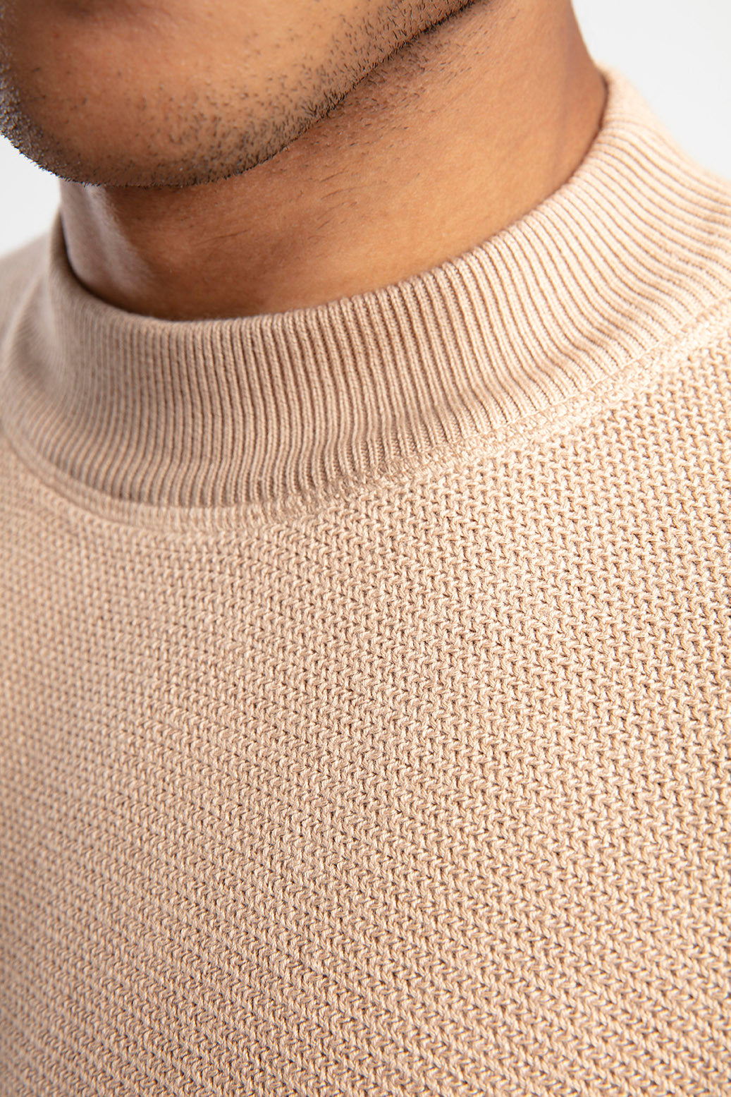Half Turtleneck Plain Knitwear
