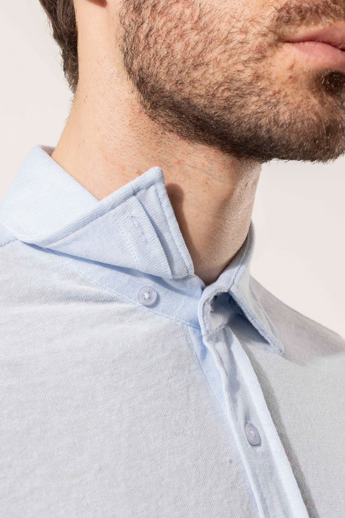 Modern Cut Knitted Texture Shirt