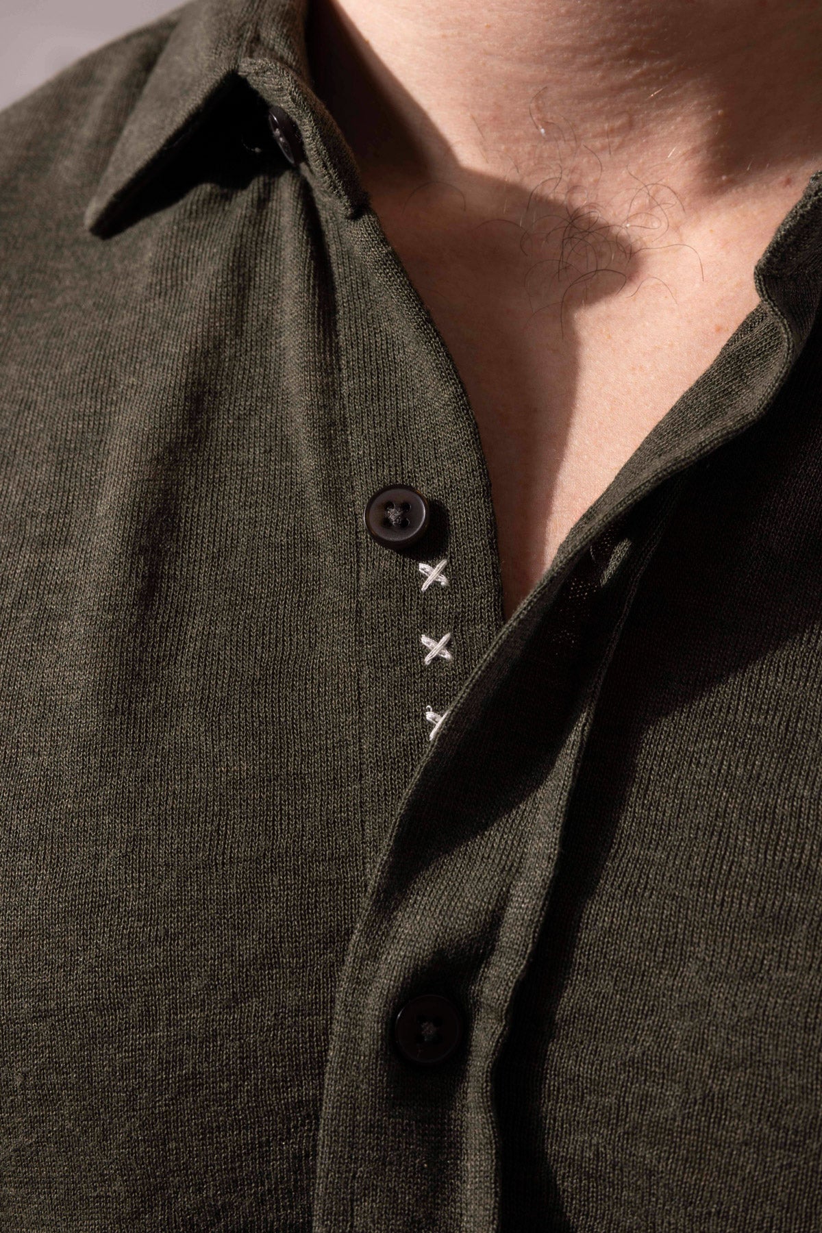 Modern Cut Knitted Texture Shirt