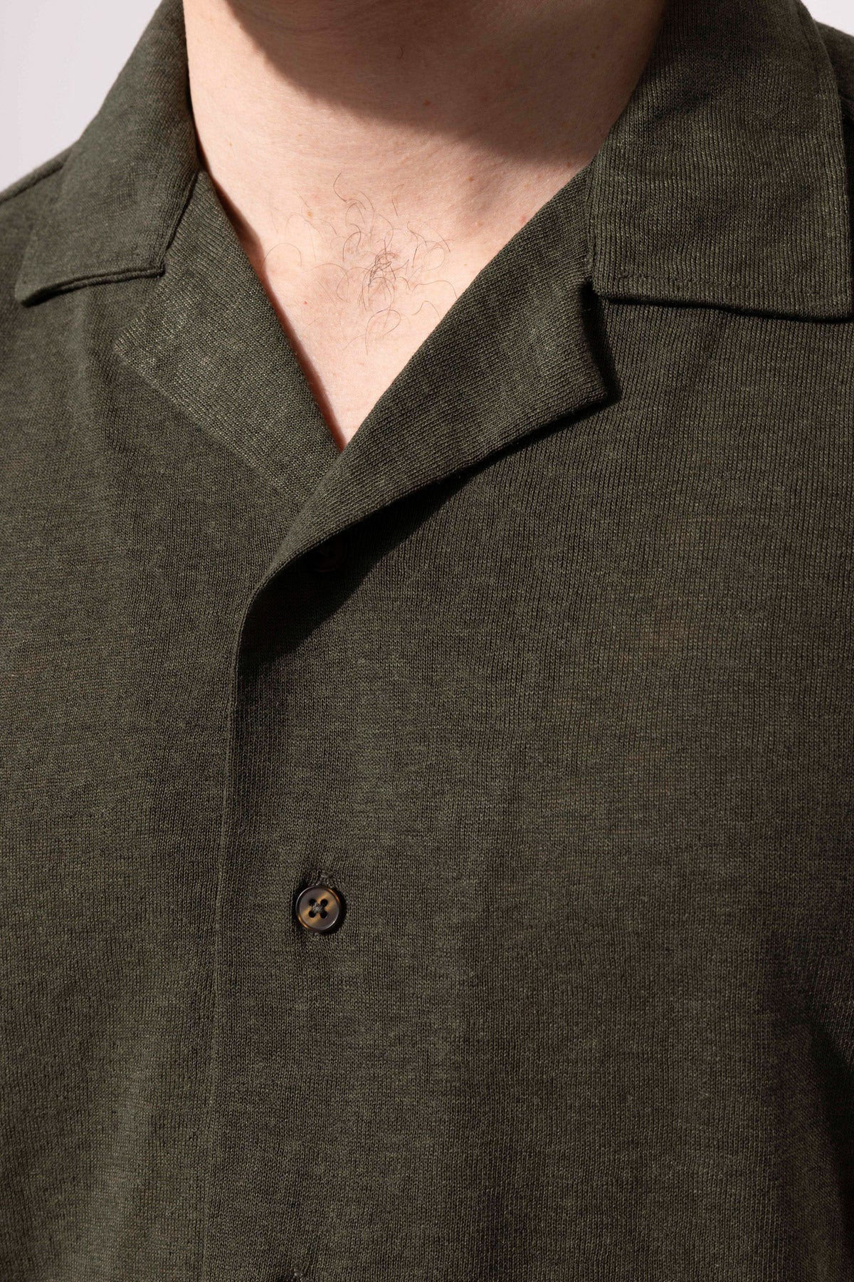 Knitted Textured Short Sleeve Modern Shirt