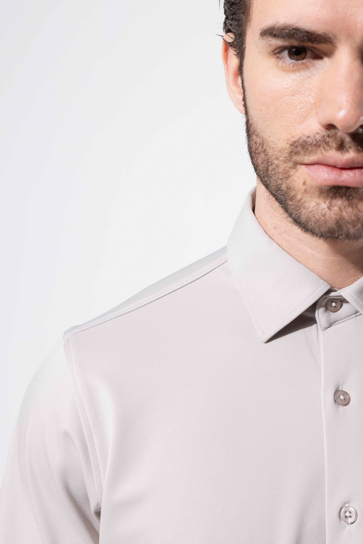 Minimalist Design Short-Sleeved Modern Shirt
