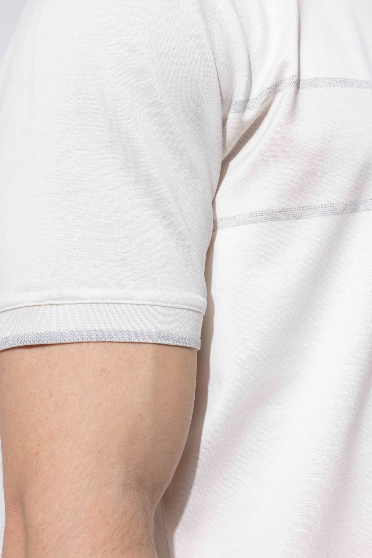 Men's Casual T-Shirt with Sporty Tape Detail