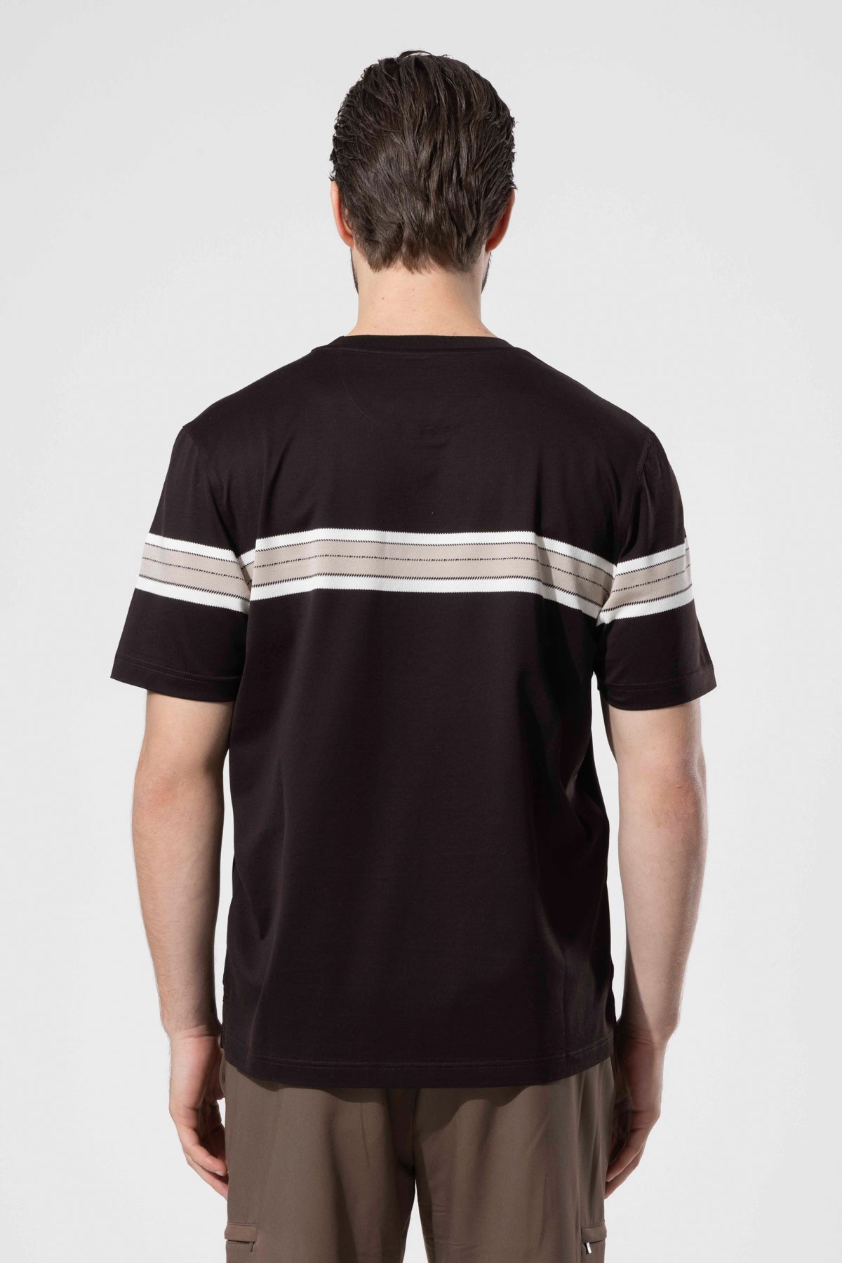 Zürafa Desenli Oversize Erkek T-Shirt