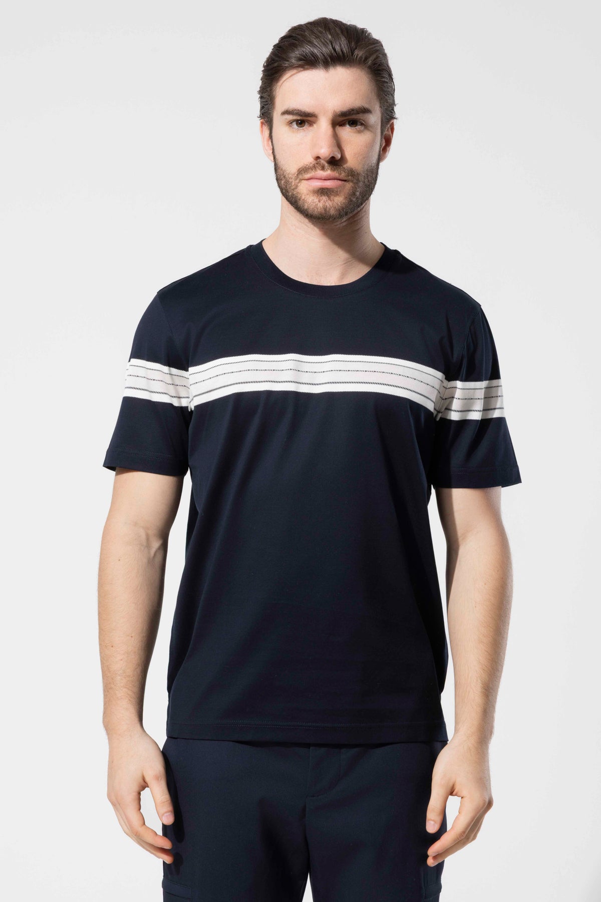 Zürafa Desenli Oversize Erkek T-Shirt