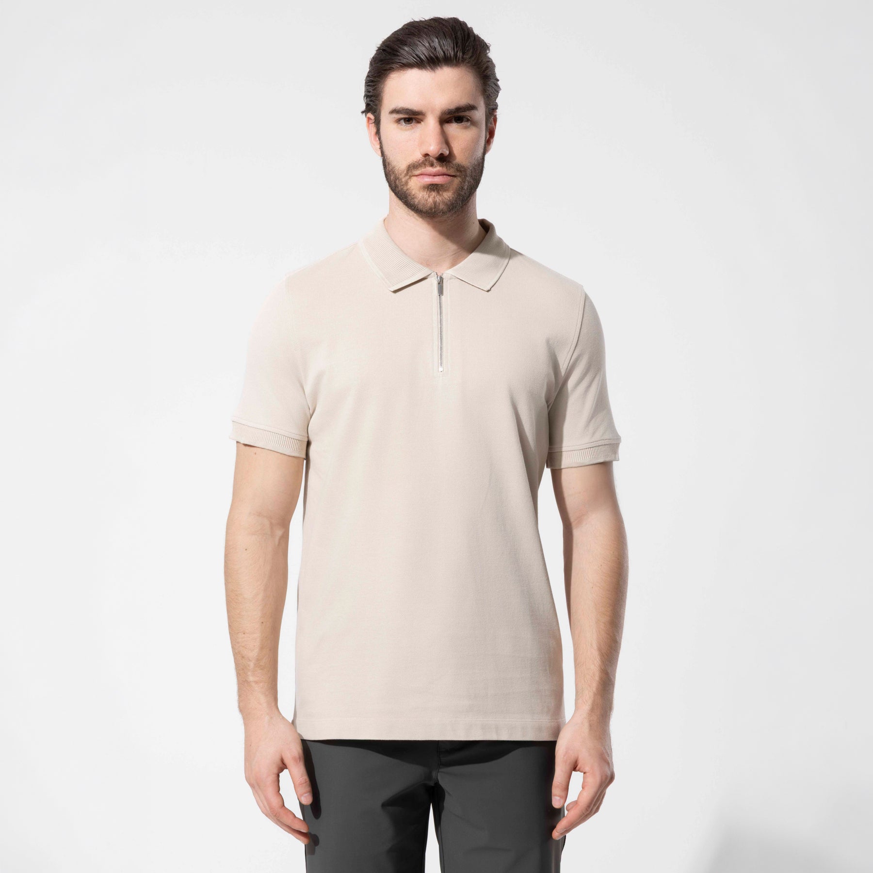 Zip Polo Shirt