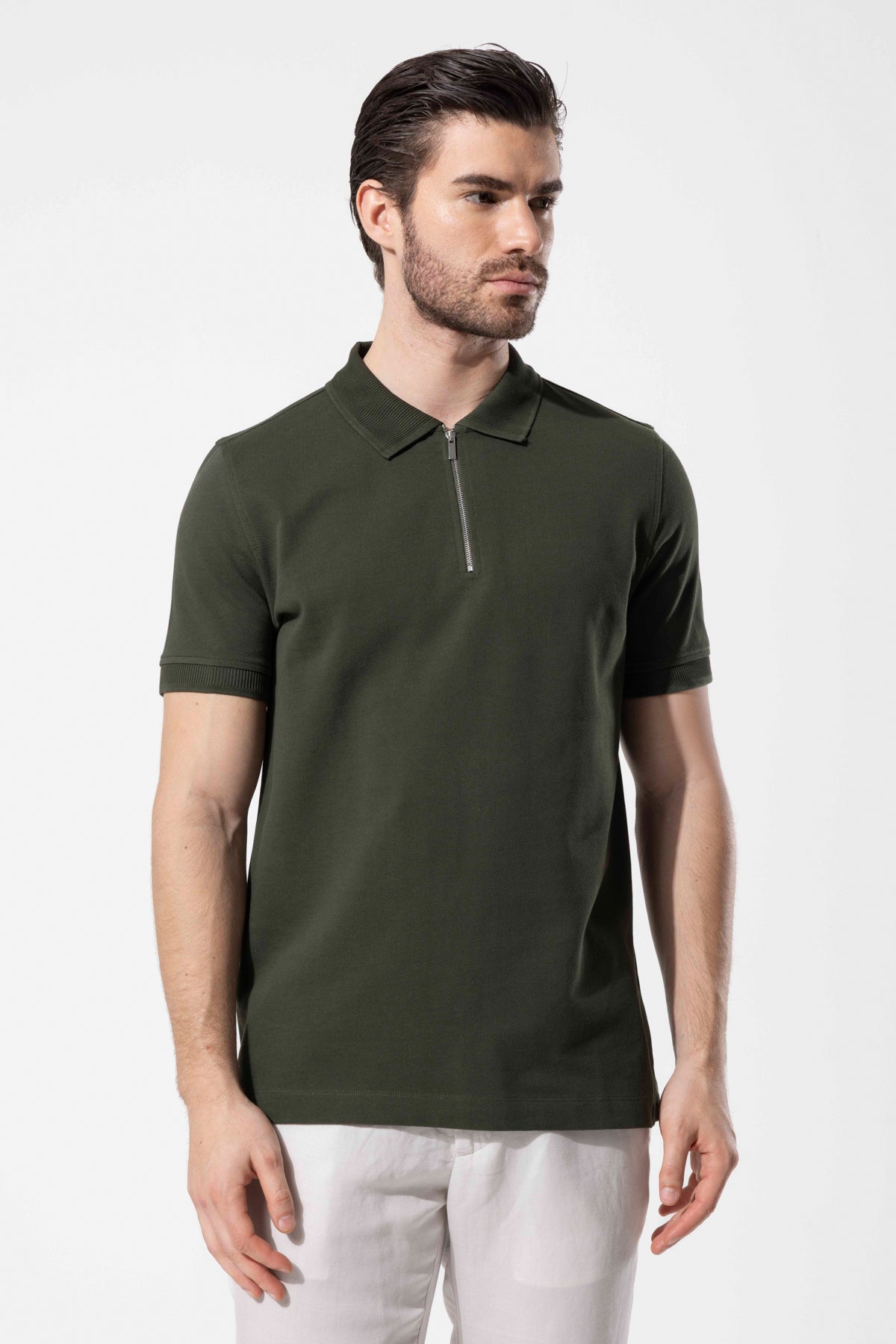 Zip Polo Shirt