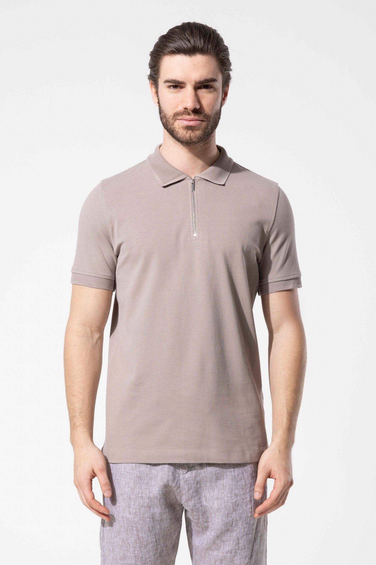 Zip Polo Shirt