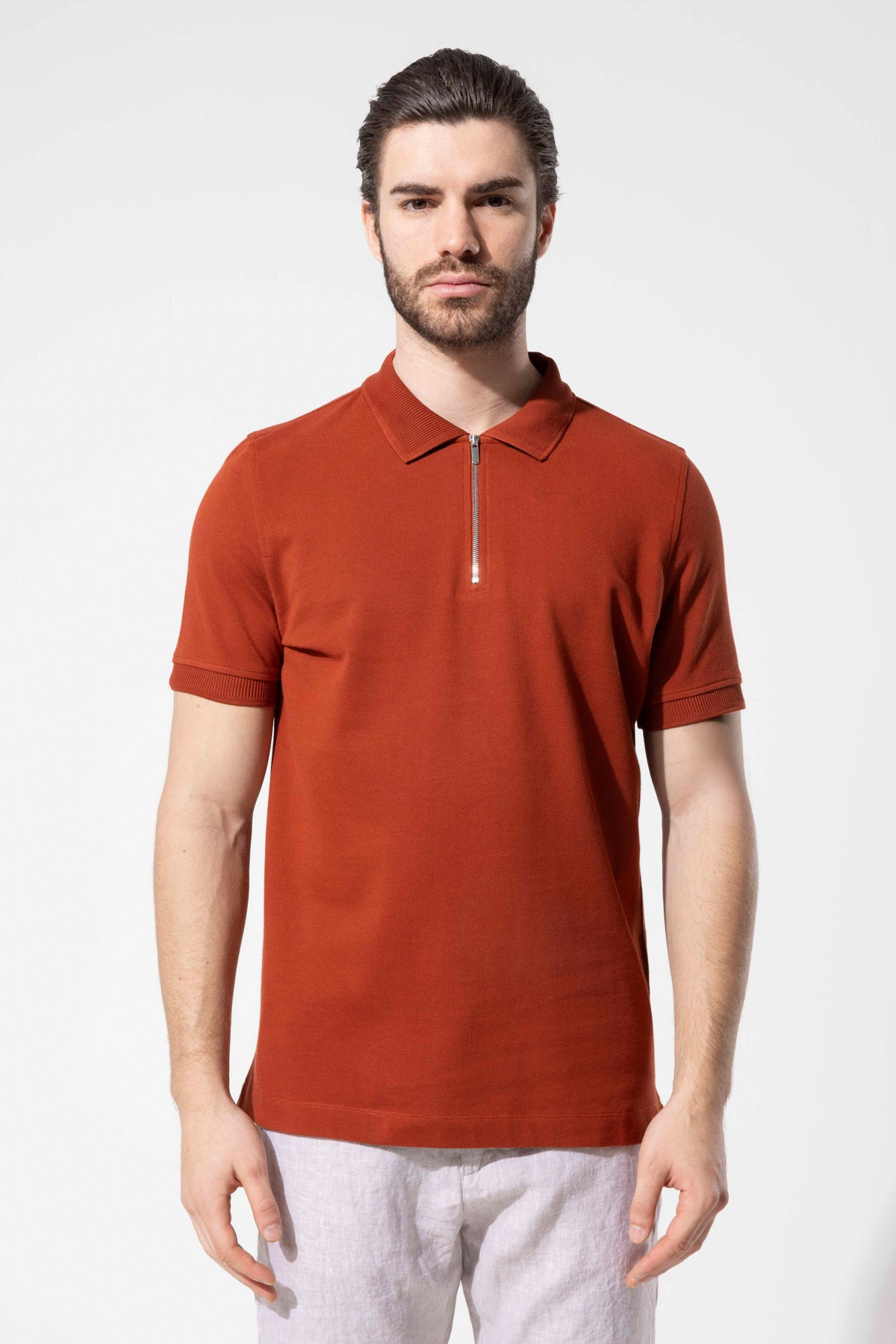 Zip Polo Shirt