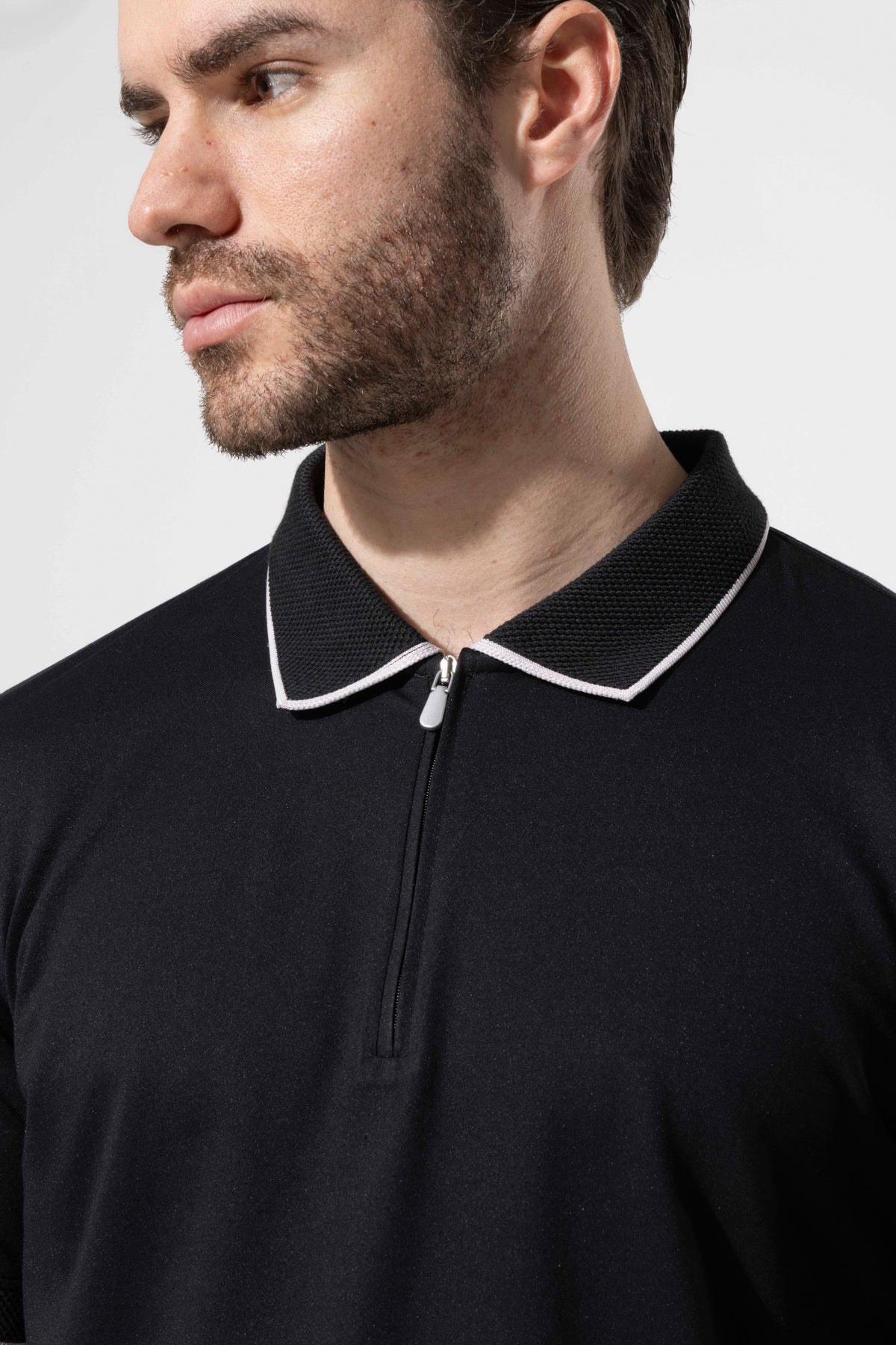 Fermuar Detaylı Polo T-Shirt