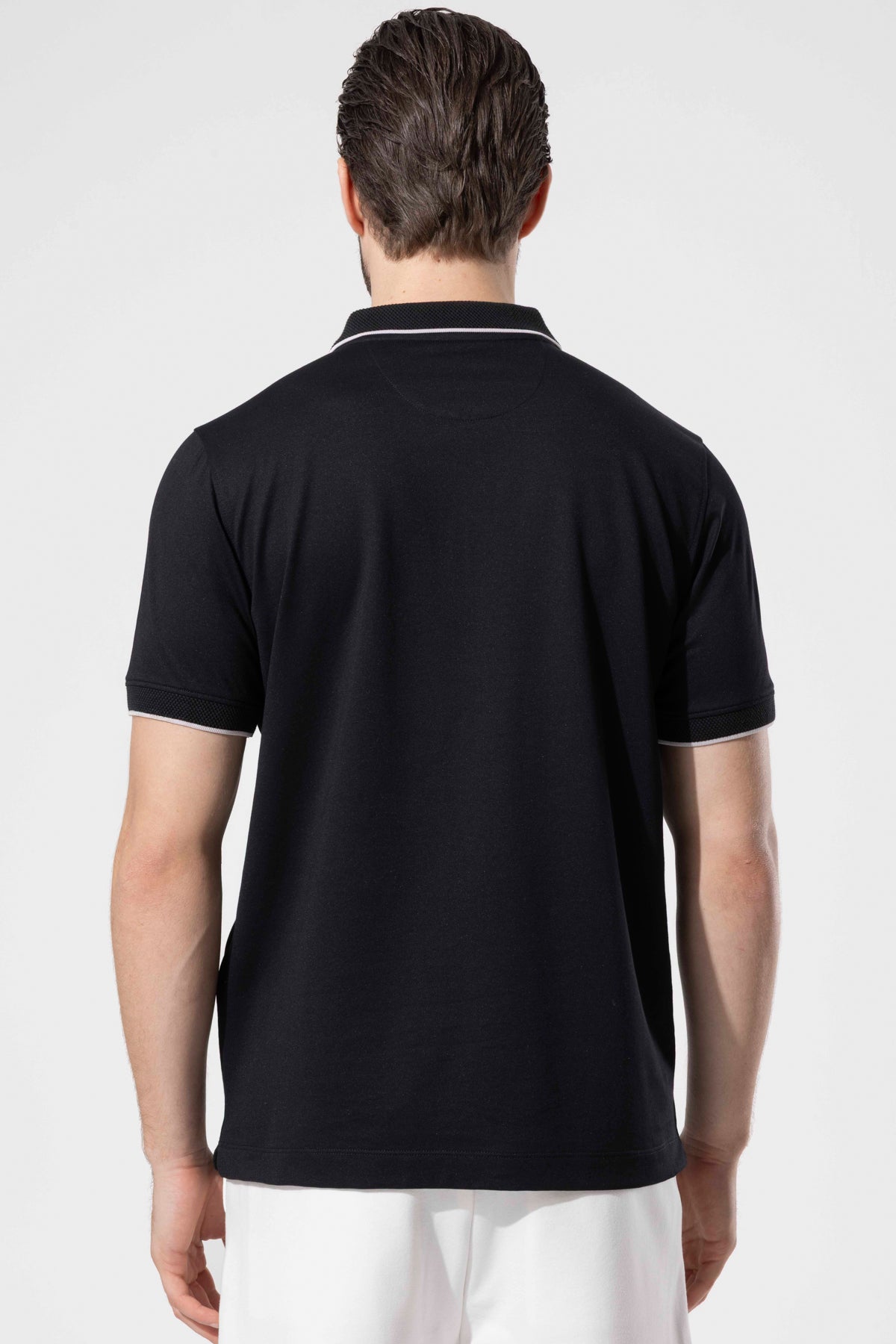 Fermuar Detaylı Polo T-Shirt